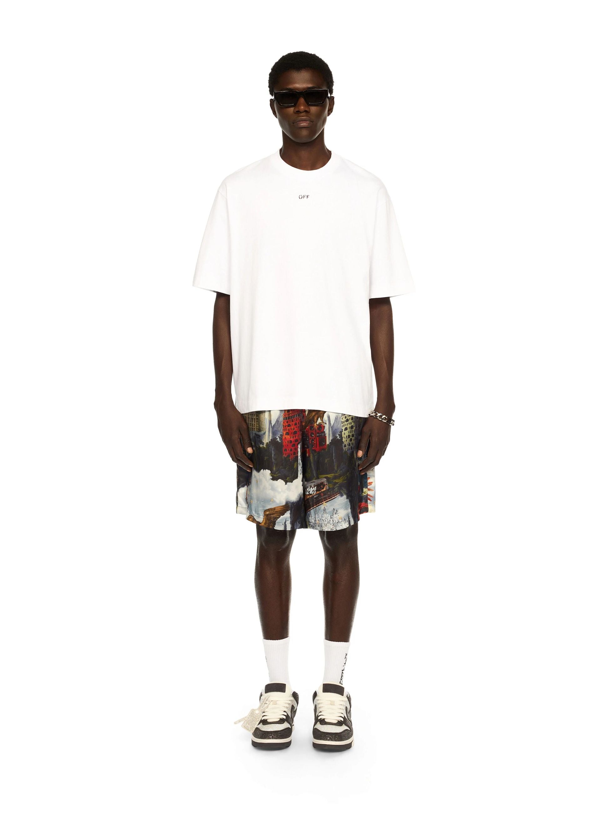 THINKMAN ARROW SKATE SS TEE - - OFF-WHITE