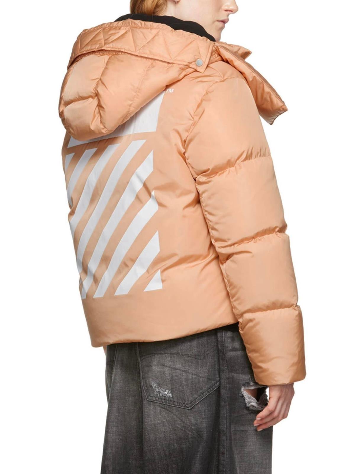 DIAG REGULAR PUFFER - - OFF-WHITE DONNA