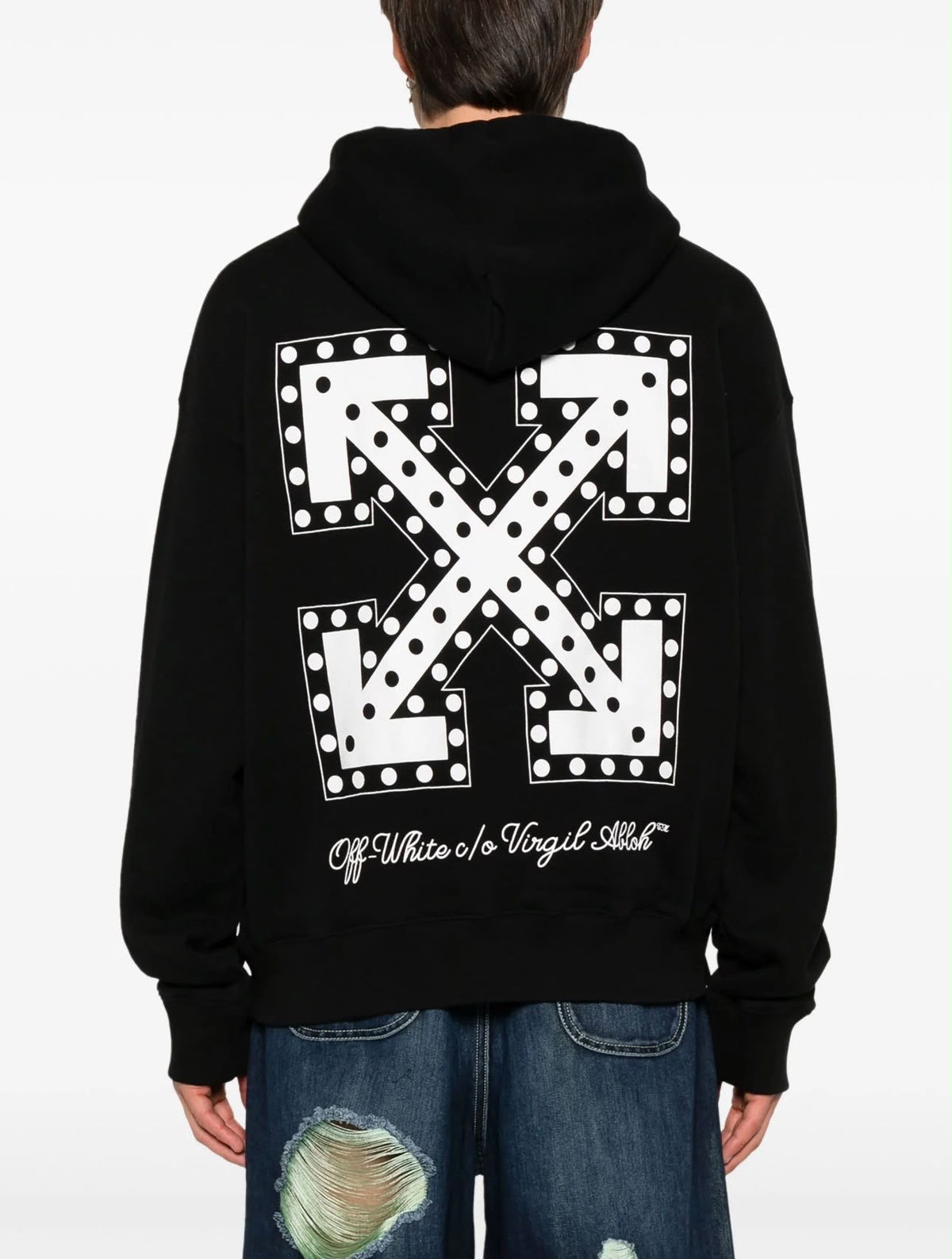 ARR ASK LEGAL SKATE HOODIE - - OFF-WHITE