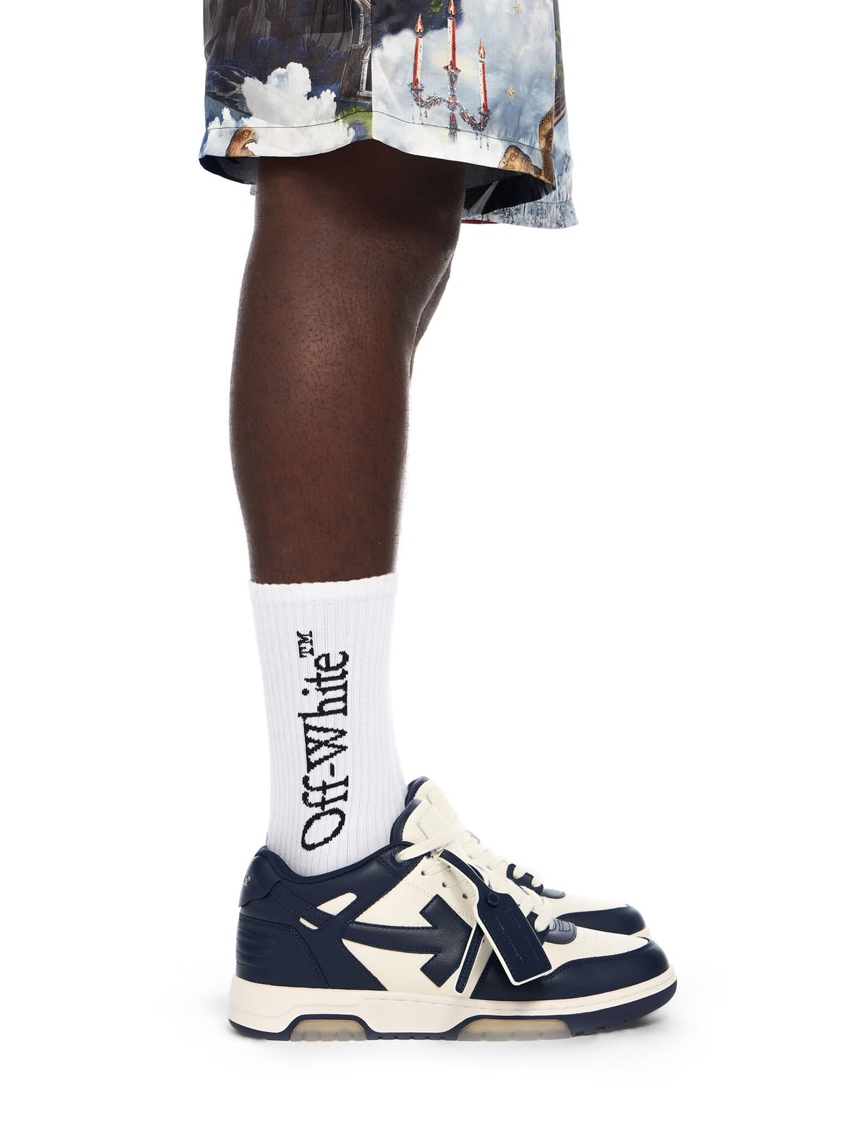 OUT OF OFFICE CALF LEATH - - OFF-WHITE