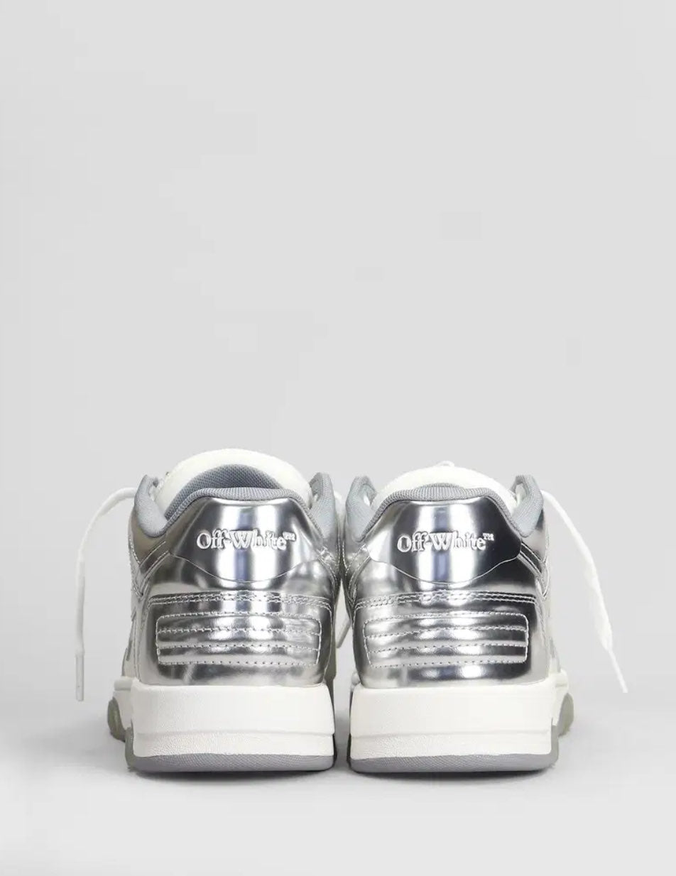 OUT OF OFFICE MIRROR LEATH - - OFF-WHITE