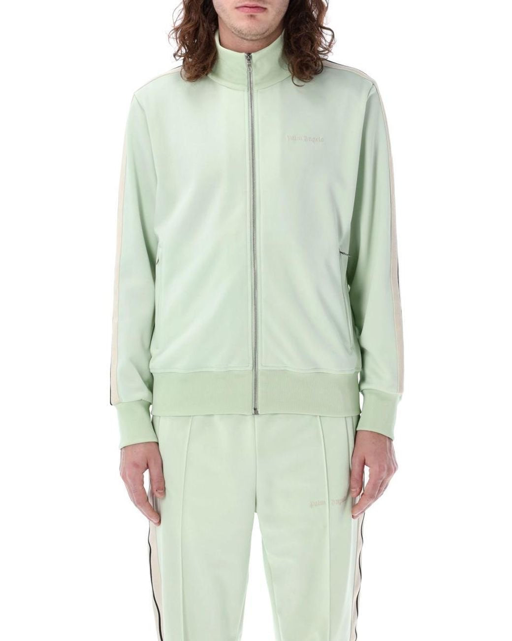 CLASSIC LOGO BOMBER TRACK - - PALM ANGELS