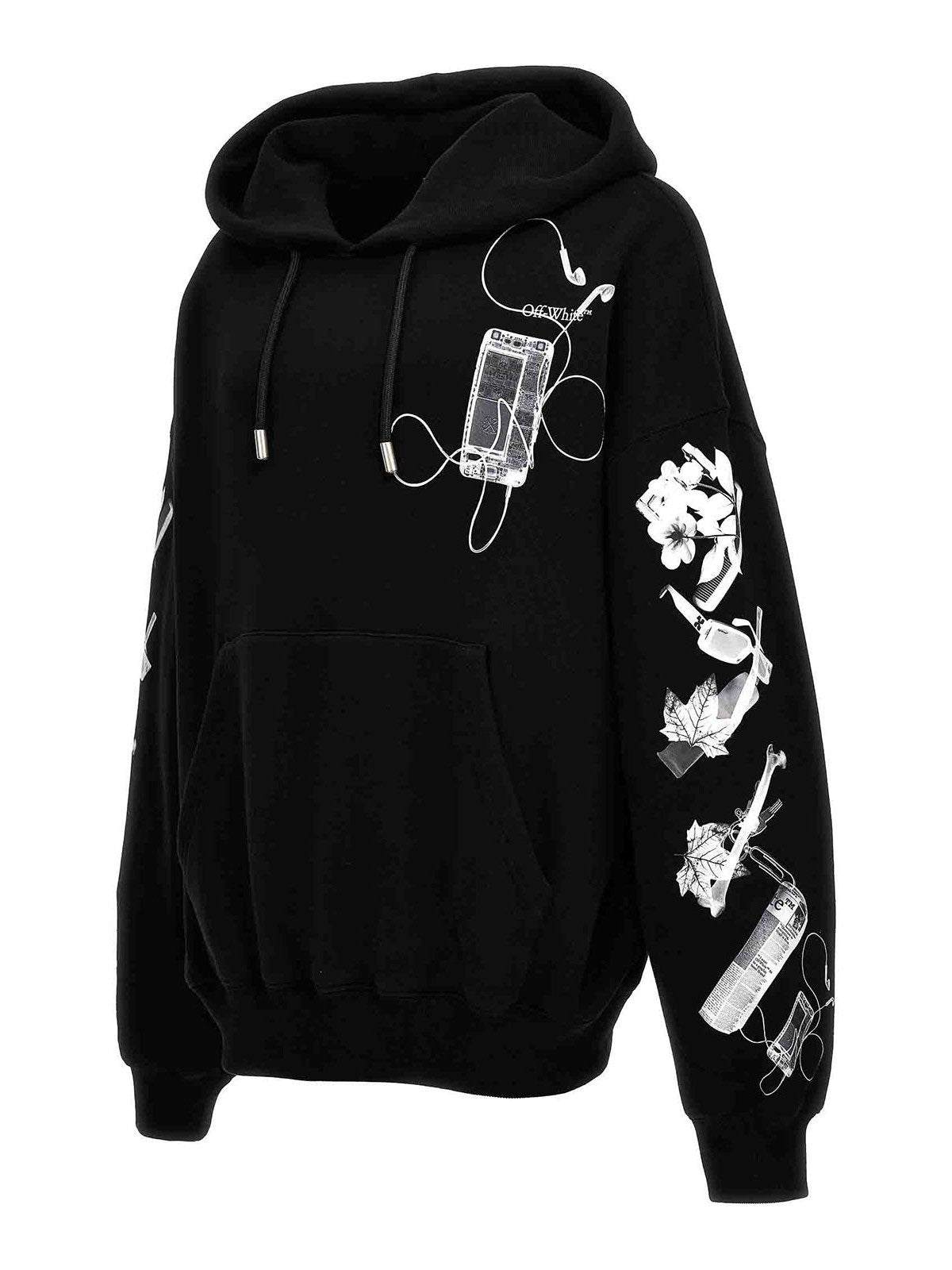 SCAN ARR OVER HOODIE - - OFF-WHITE