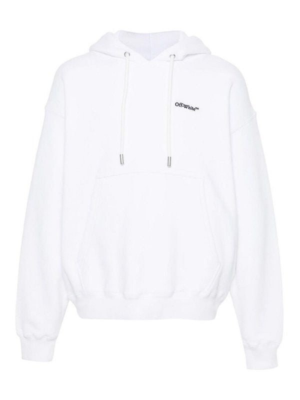 TATTOO ARROW SKATE HOODIE - - OFF-WHITE