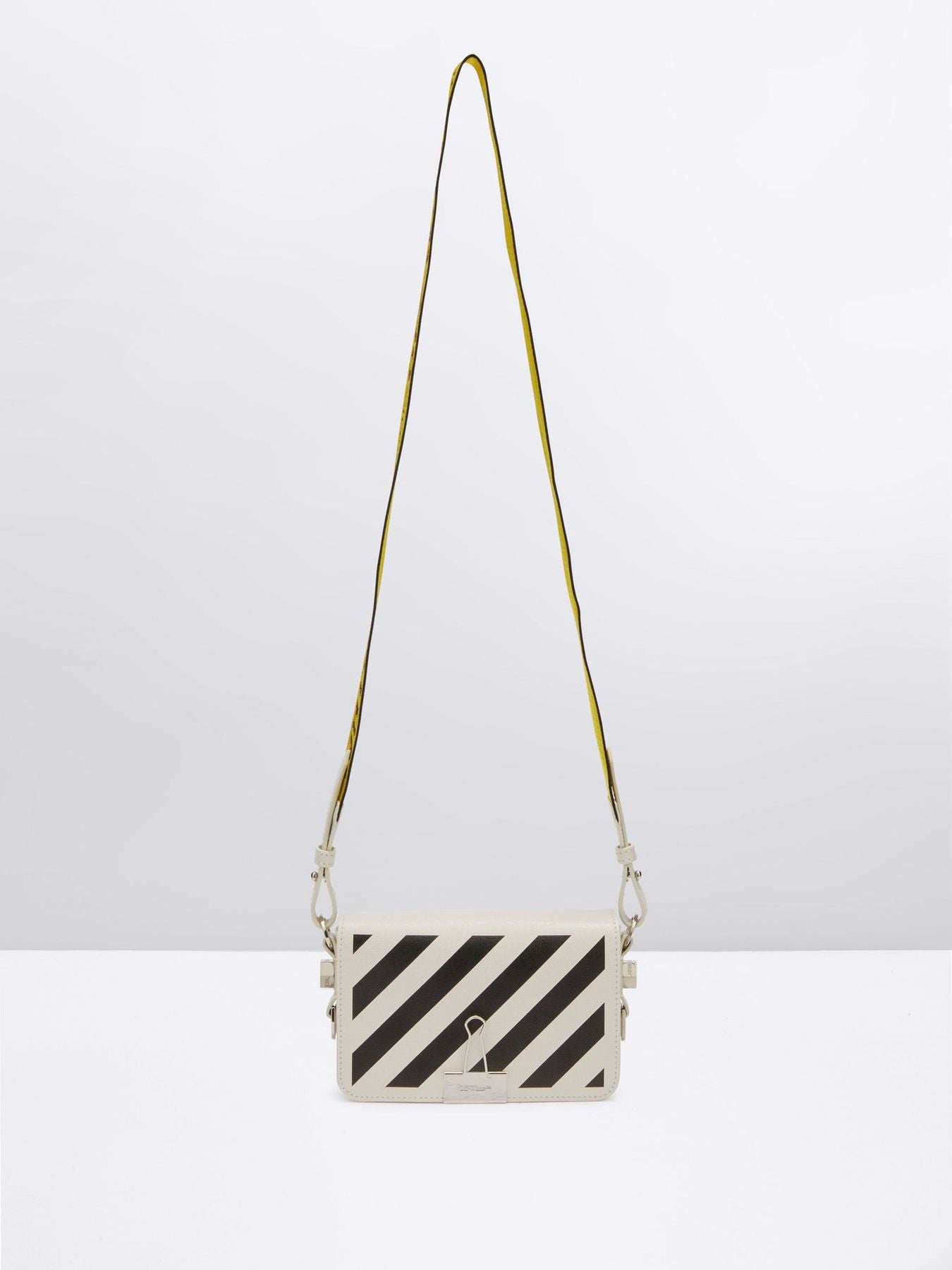 DIAG MINI FLAP BAG INDUSTRIAL - - OFF-WHITE DONNA