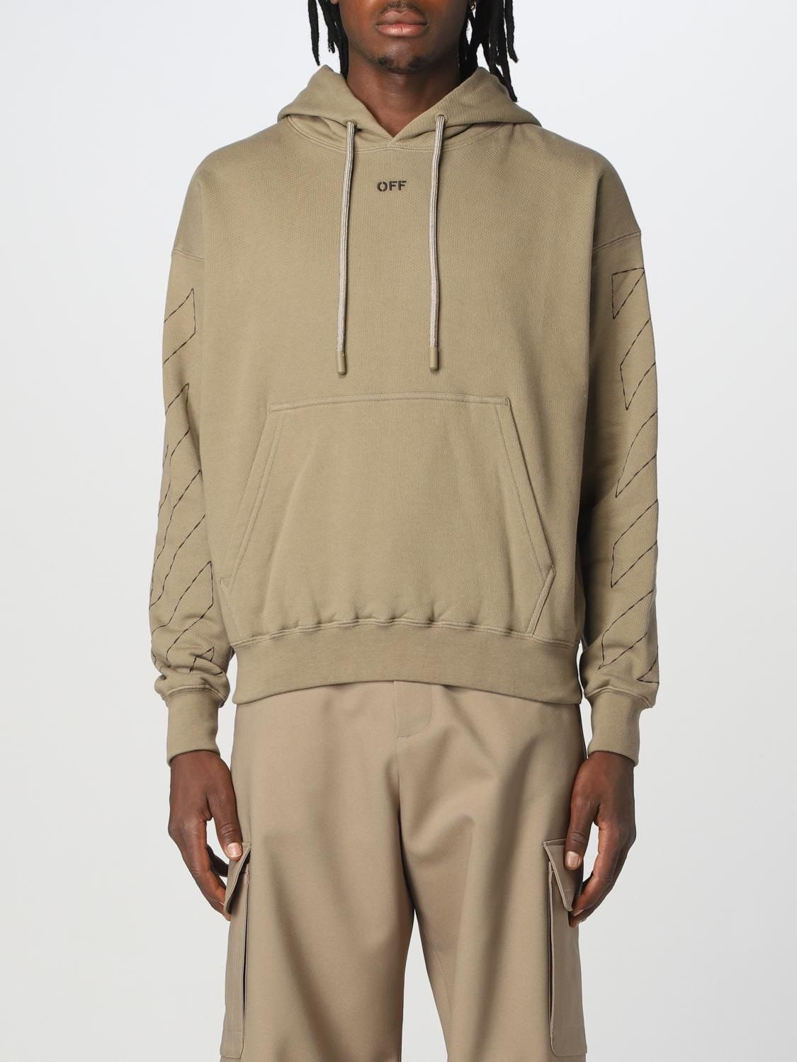 OFF STITCH SKATE HOODIE - - OFF-WHITE