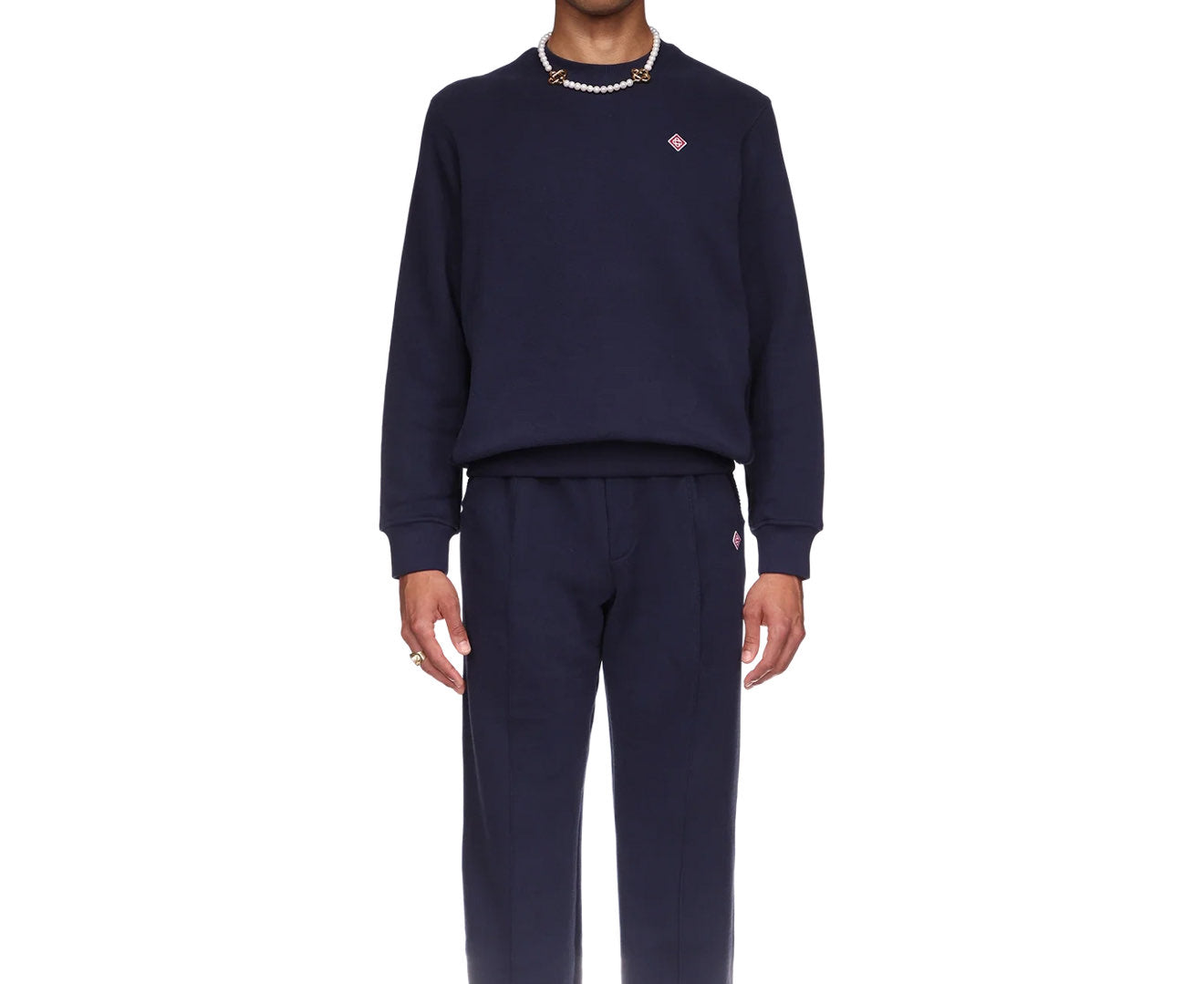 SOFT SPIRAL LOOPBACK LOUNGE CREW - - CASABLANCA