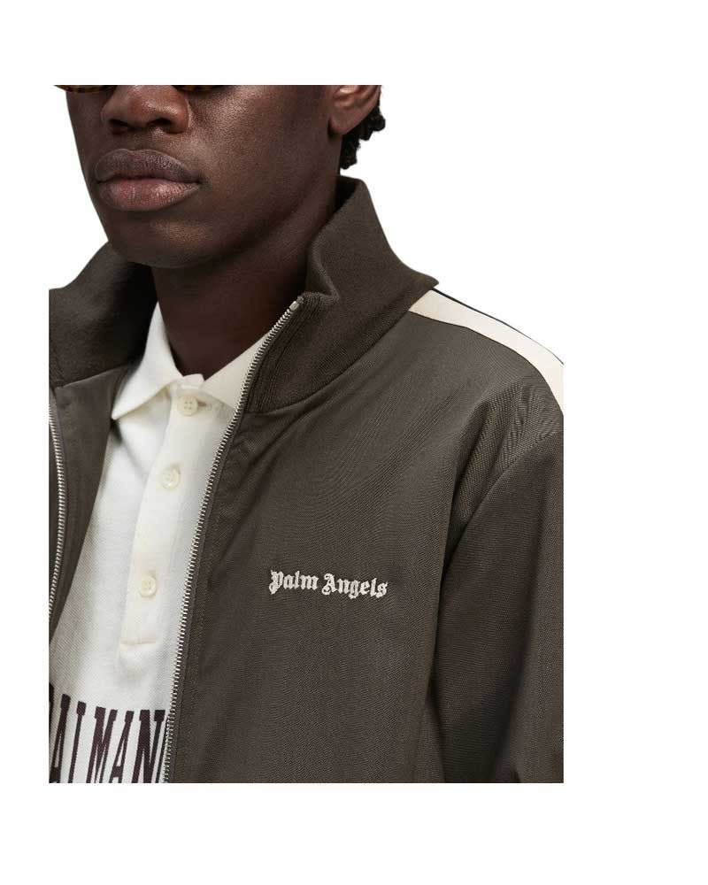 CLASSIC LOGO WOOL TRACKJACK - - PALM ANGELS