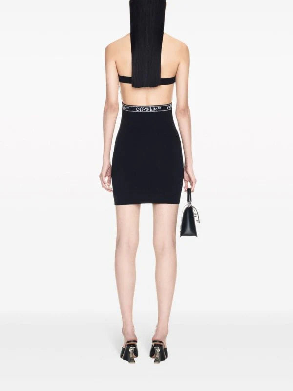 LOGOBAND CROSS S/L MINI DR - - OFF-WHITE DONNA