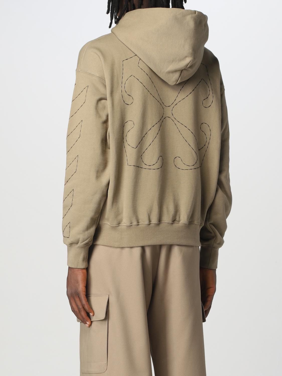 OFF STITCH SKATE HOODIE - - OFF-WHITE