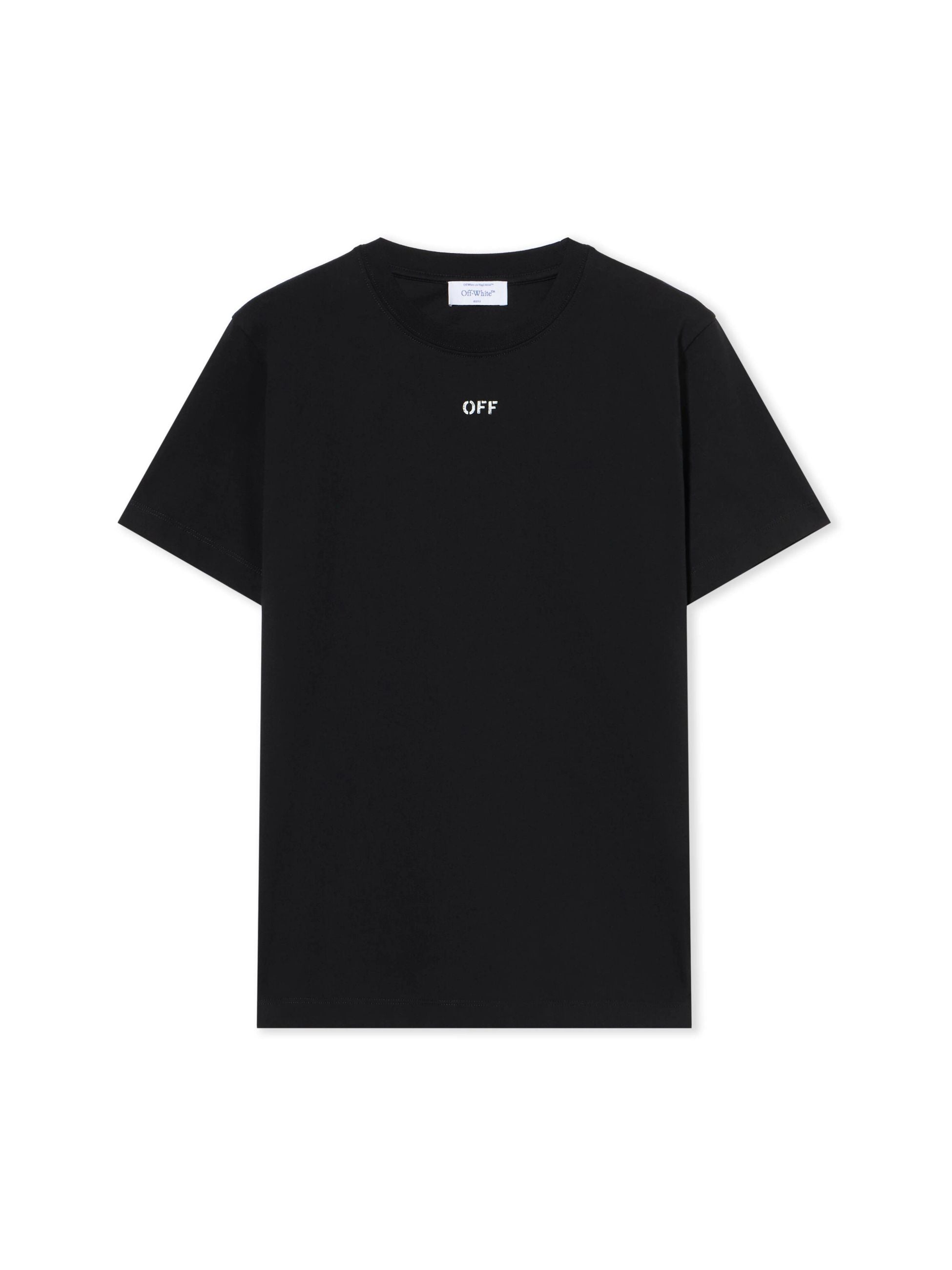 NEWSPAPER ARR SLIM SS TEE - - OFF-WHITE