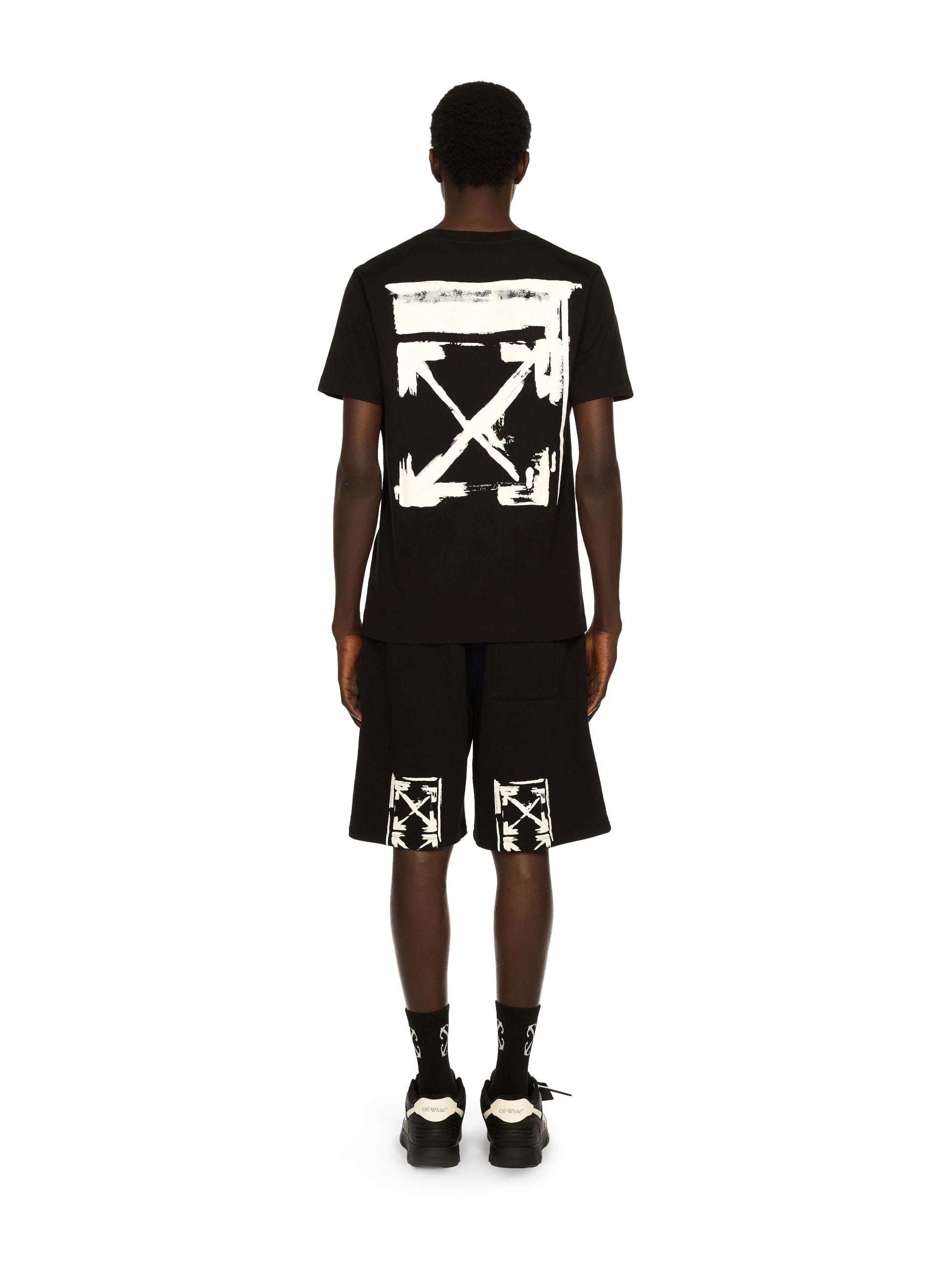 INK ARROW SLIM SS TEE - - OFF-WHITE