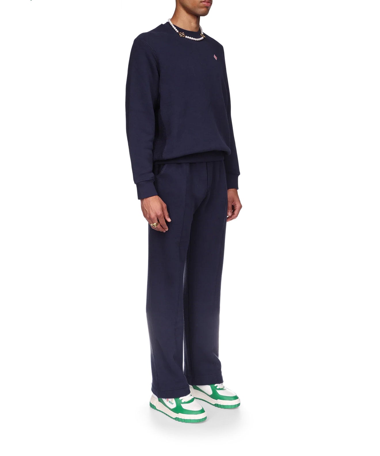 SOFT SPIRAL LOOPBACK LOUNGE CREW - - CASABLANCA