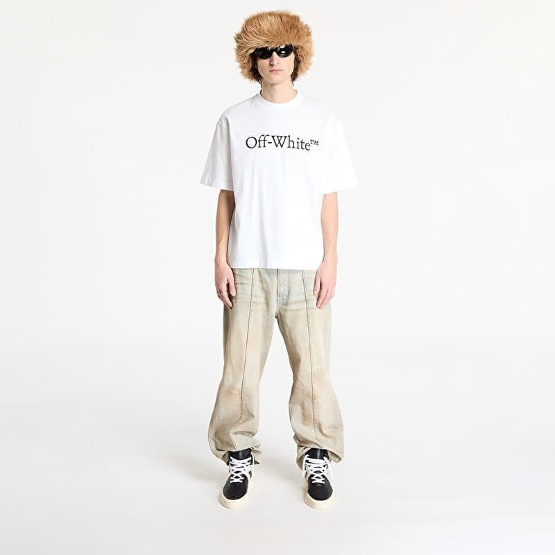 BIG BOOKISH SKATE SS TEE - - OFF-WHITE