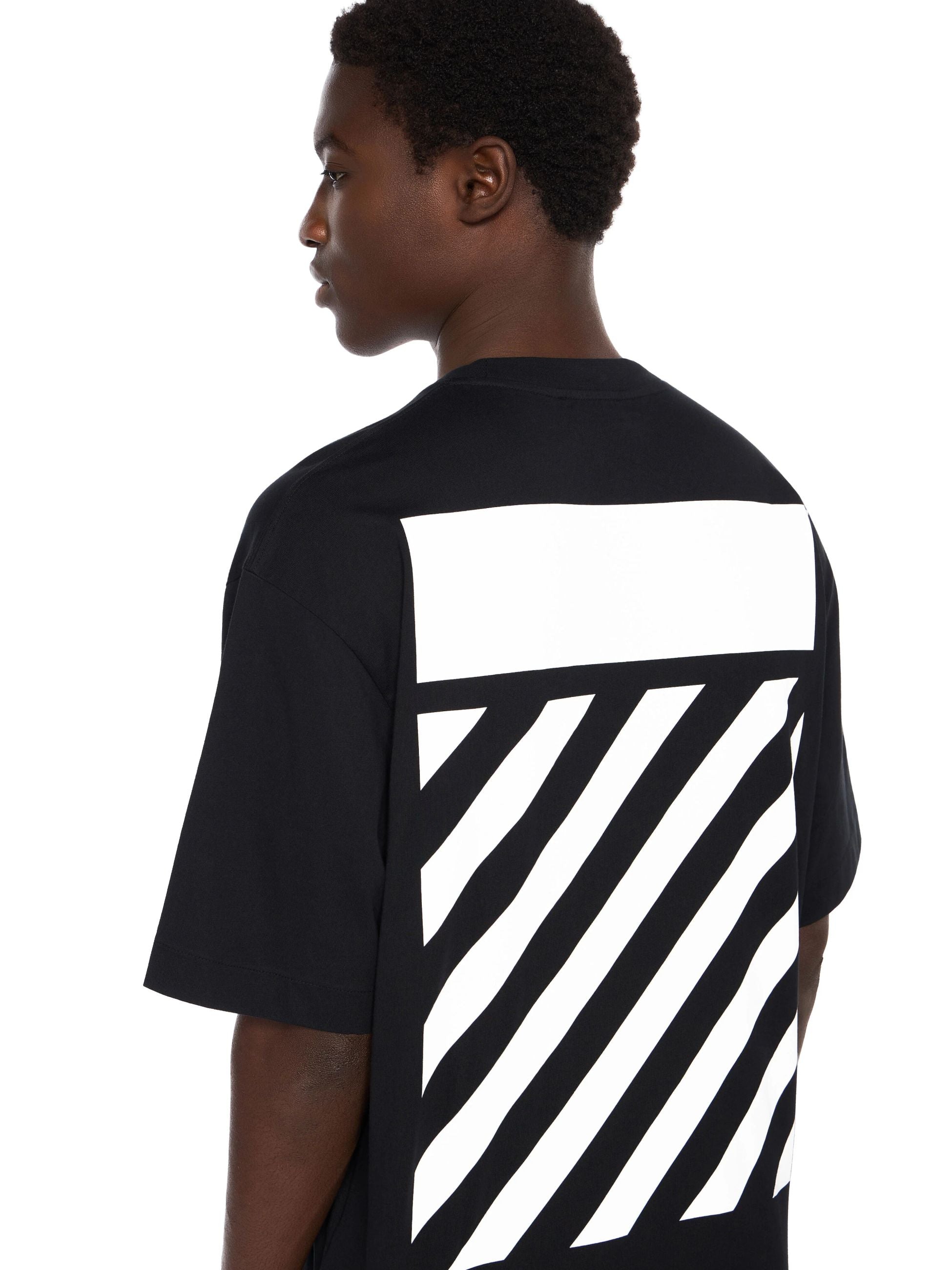 FLANNEL DIAG SKATE TEE - - OFF-WHITE