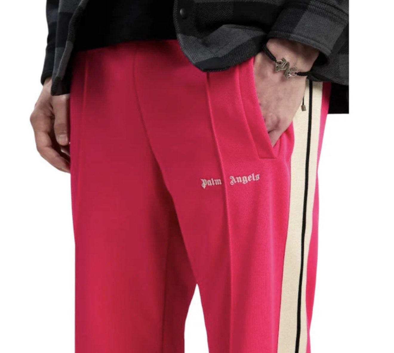 CLASSIC LOGO TRACK PANTS - - PALM ANGELS