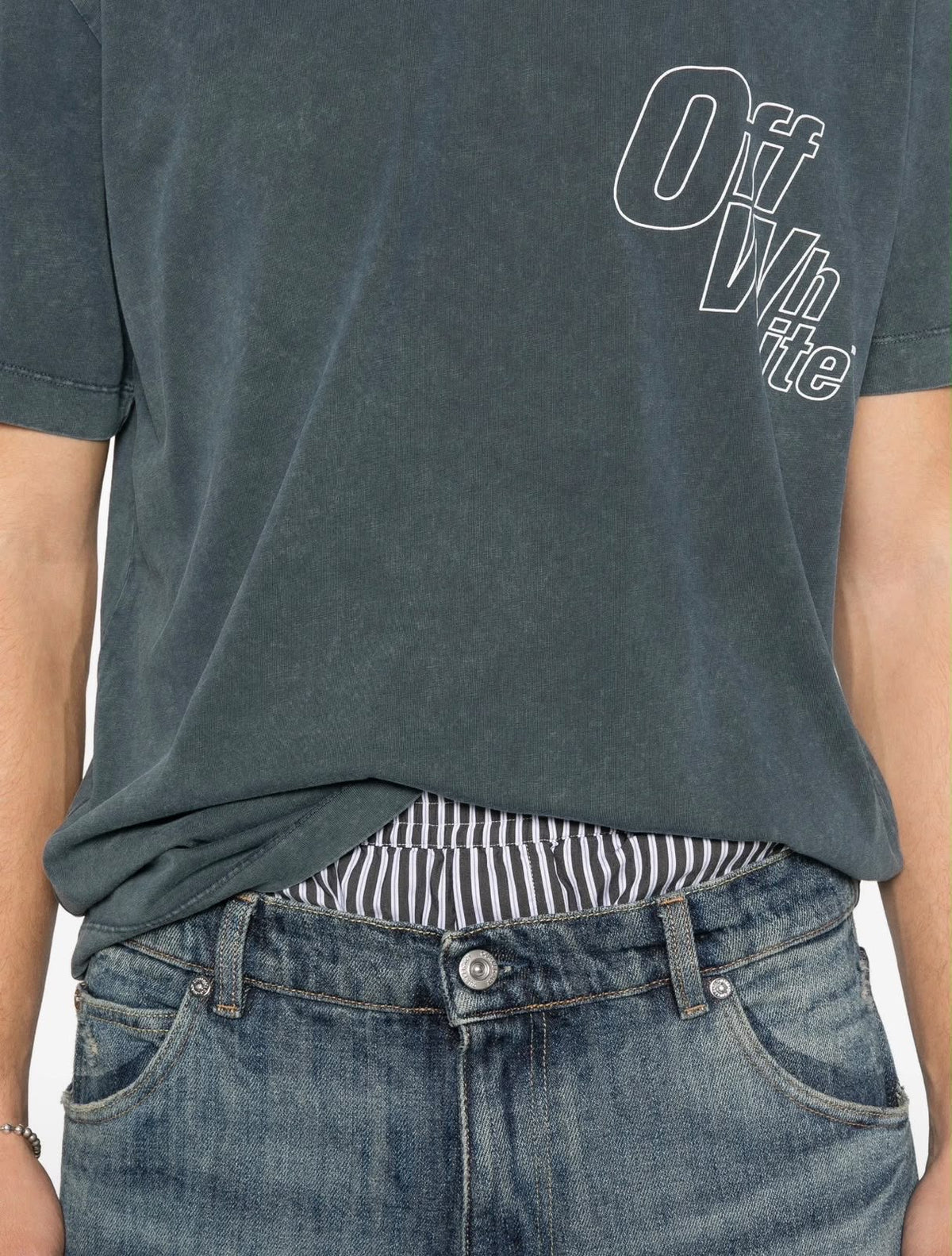 OUTLINE ARROW SLIM - - OFF-WHITE