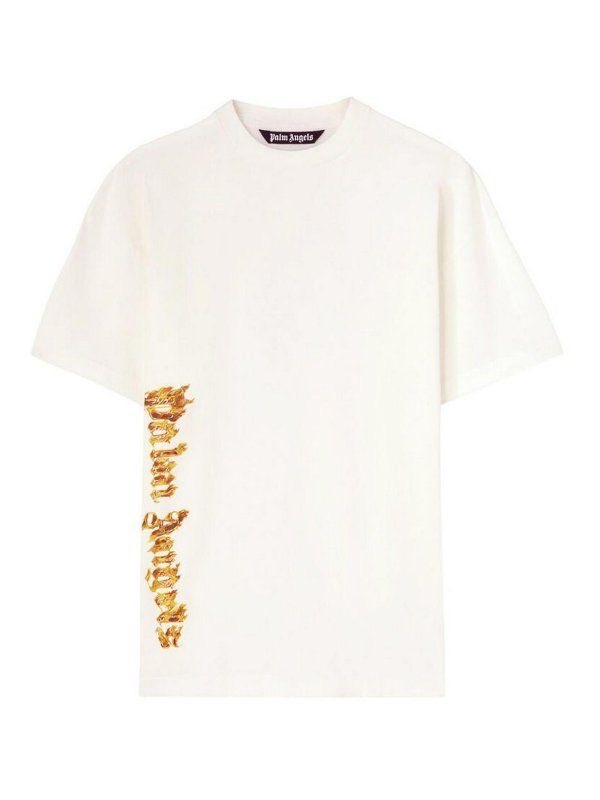 BURNING PALM TEE - - PALM ANGELS