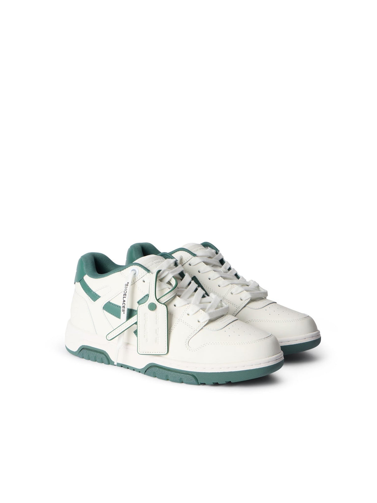 OUT OF OFFICE CALF LEATH - - OFF-WHITE