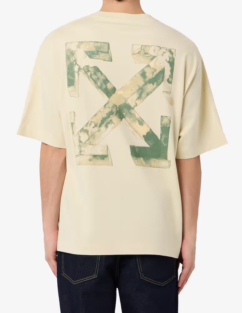 CLOUDY ARROW SKATE SS TEE - - OFF-WHITE