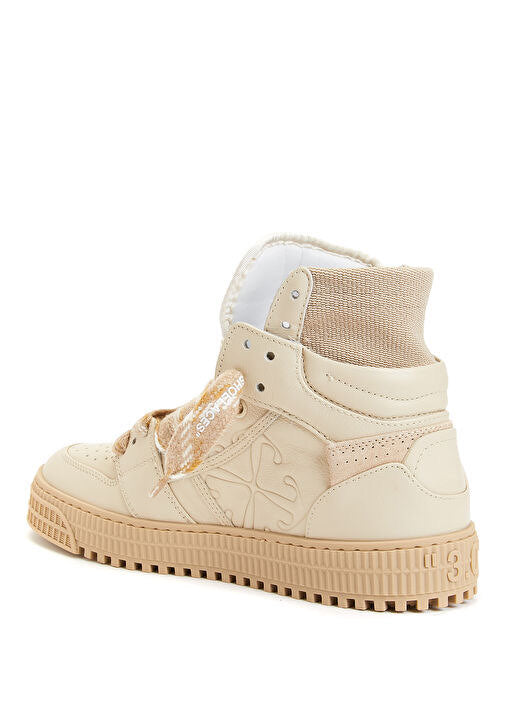 3.0 OFF COURT CALF LEA - - OFF-WHITE