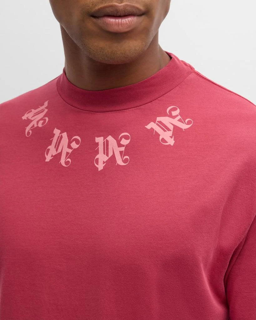STATEMENT MONOGRAM TEE - - PALM ANGELS