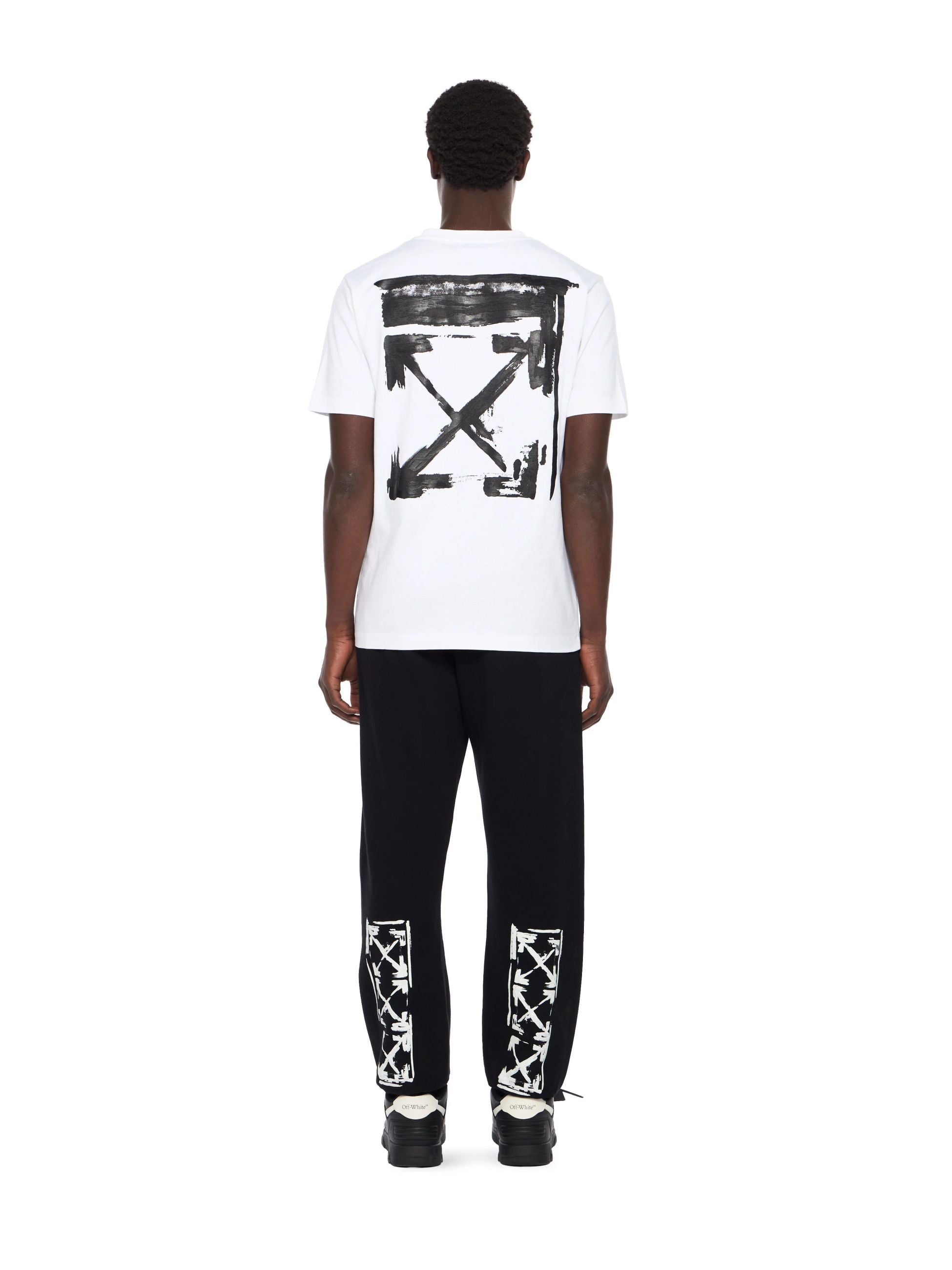 INK ARROW SLIM SS TEE - - OFF-WHITE