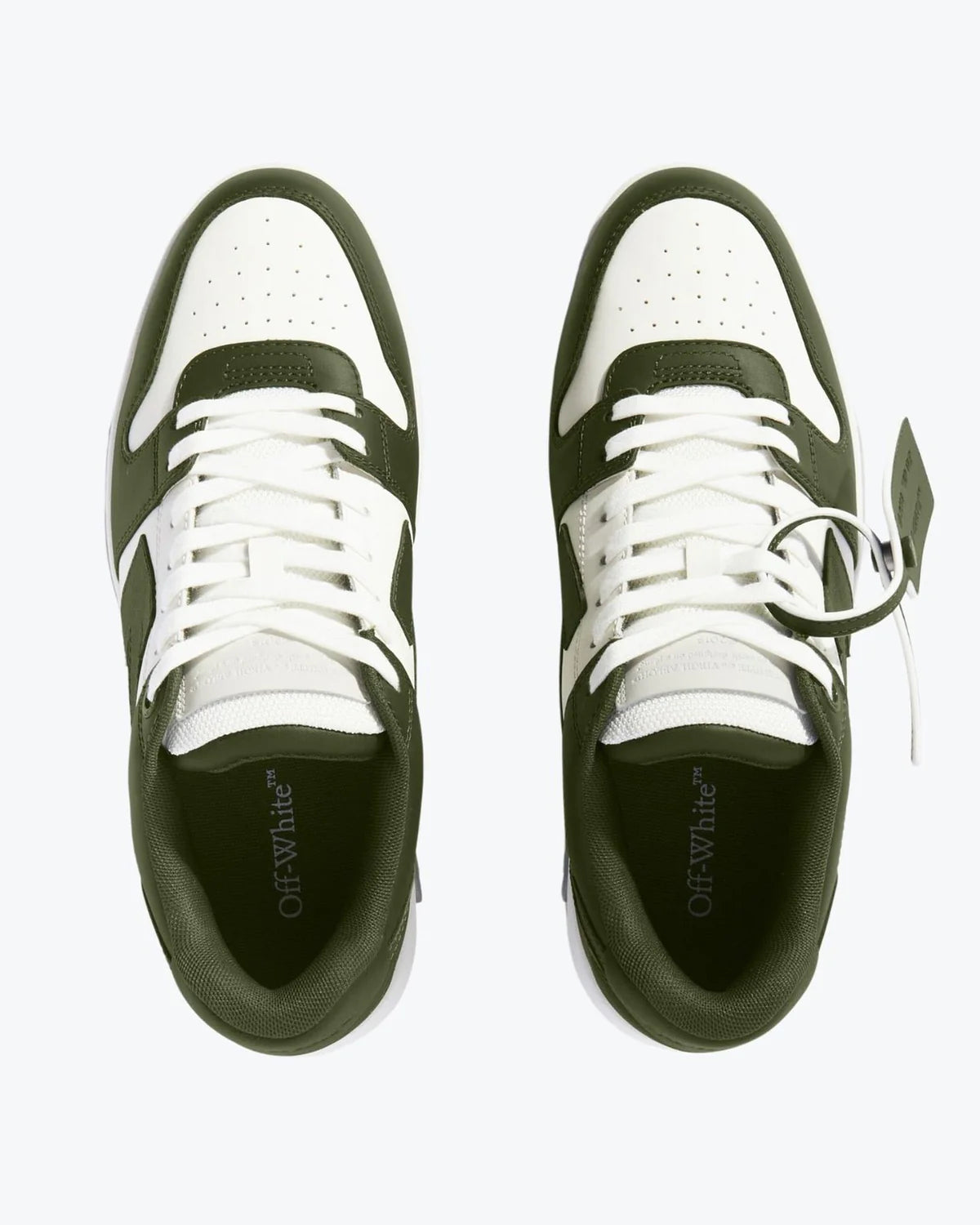 OUT OF OFFICE CALF LEATH - - OFF-WHITE