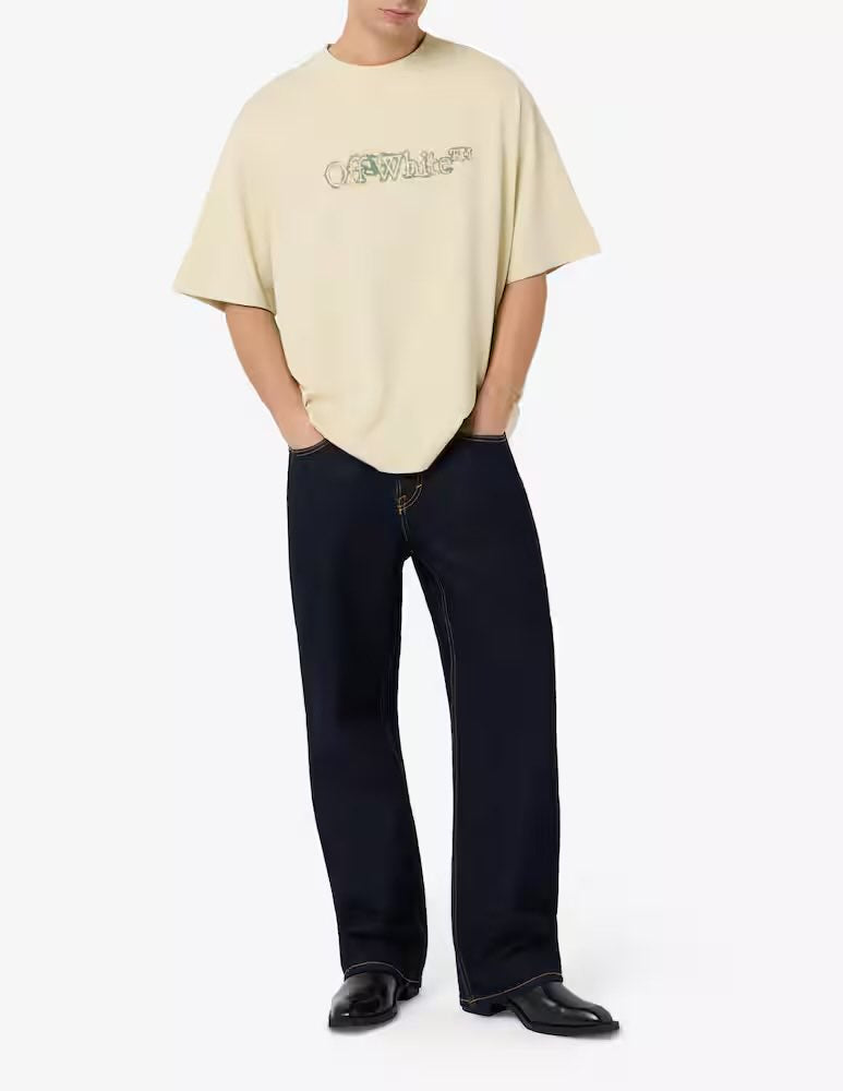 CLOUDY ARROW SKATE SS TEE - - OFF-WHITE
