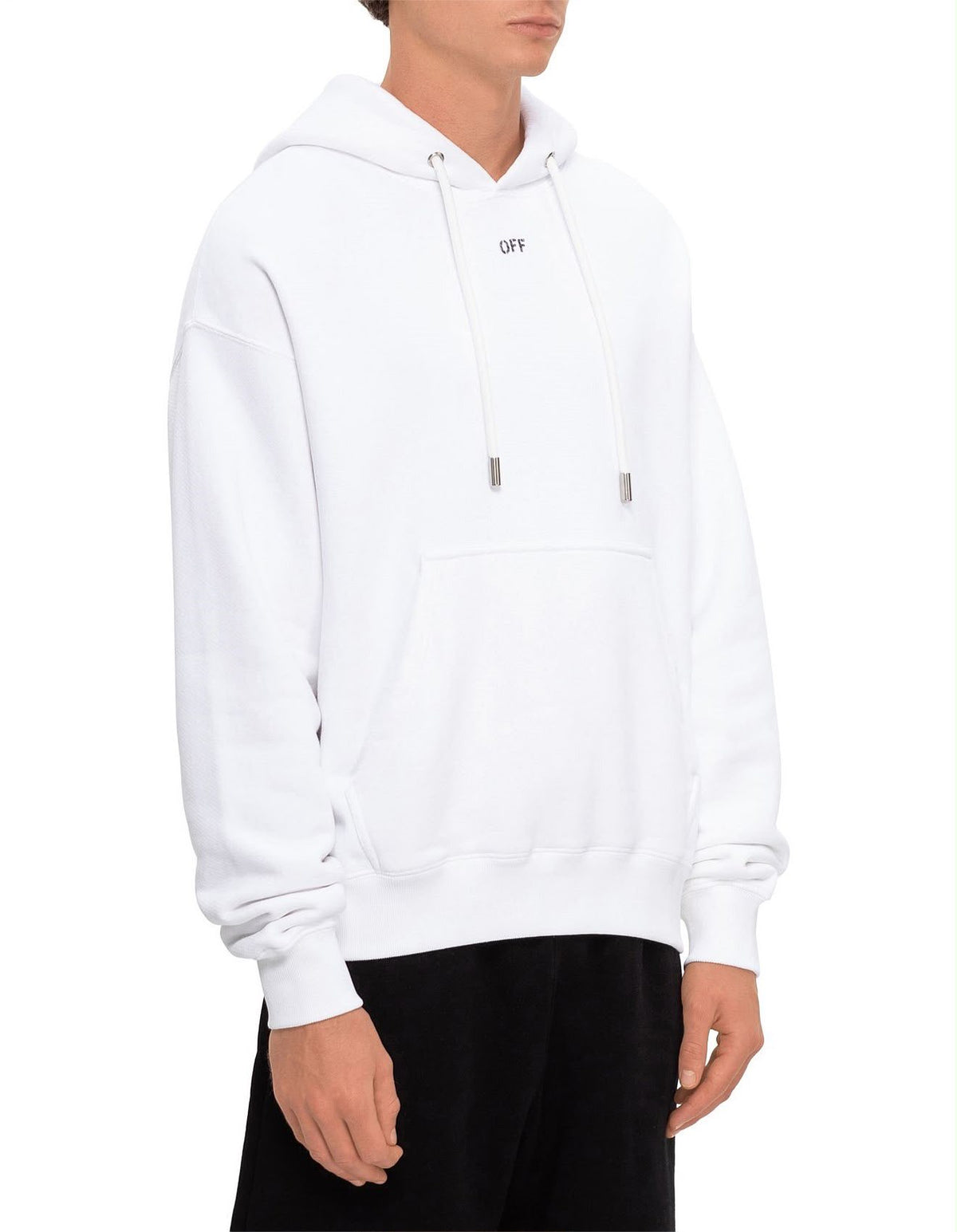 VIBE ARROW SKATE HOODIE - - OFF-WHITE