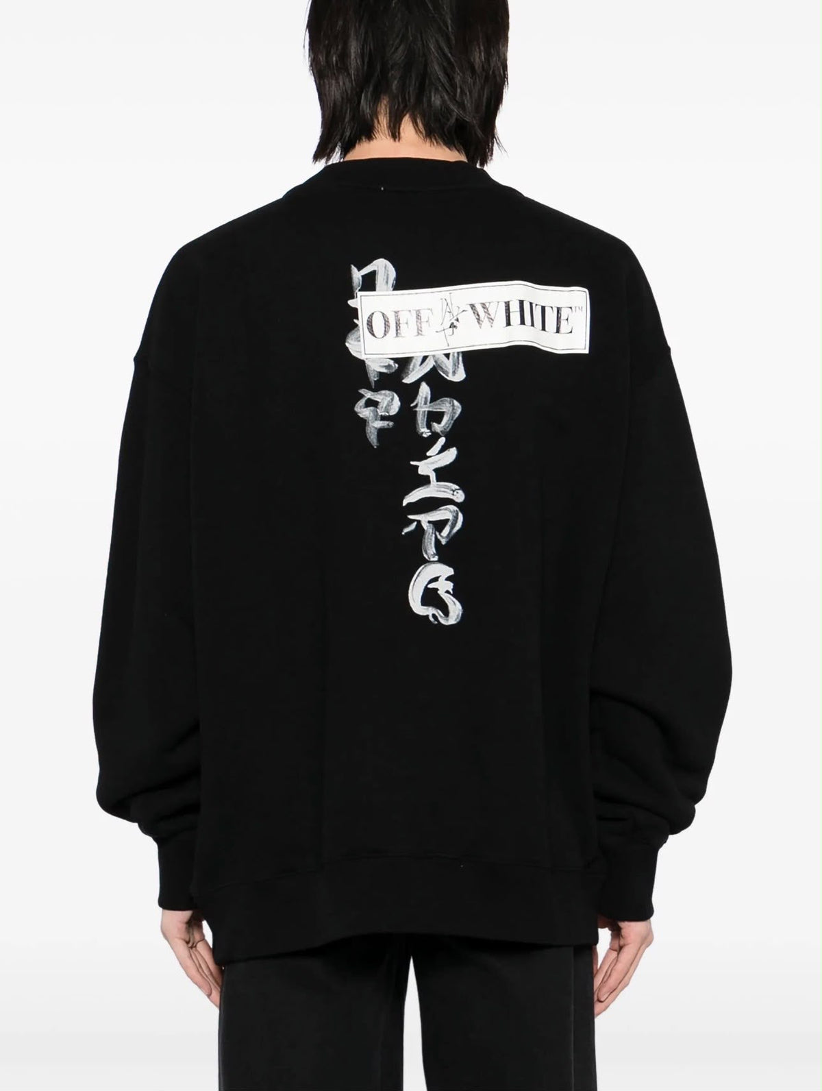 TYPE STICKER SKATE CREWNEC - - OFF-WHITE
