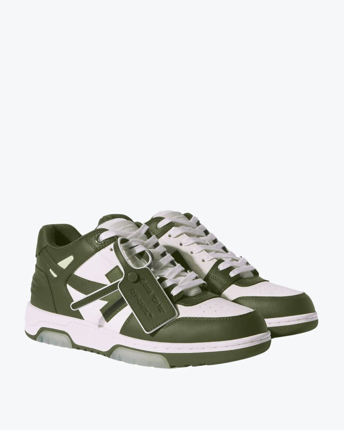 OUT OF OFFICE CALF LEATH - - OFF-WHITE