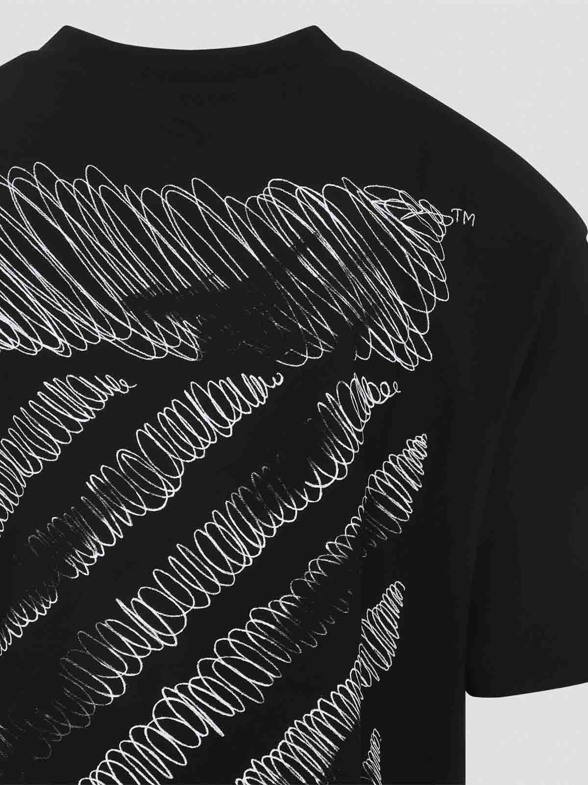 SCRIBBLE DIAG SKATE - - OFF-WHITE