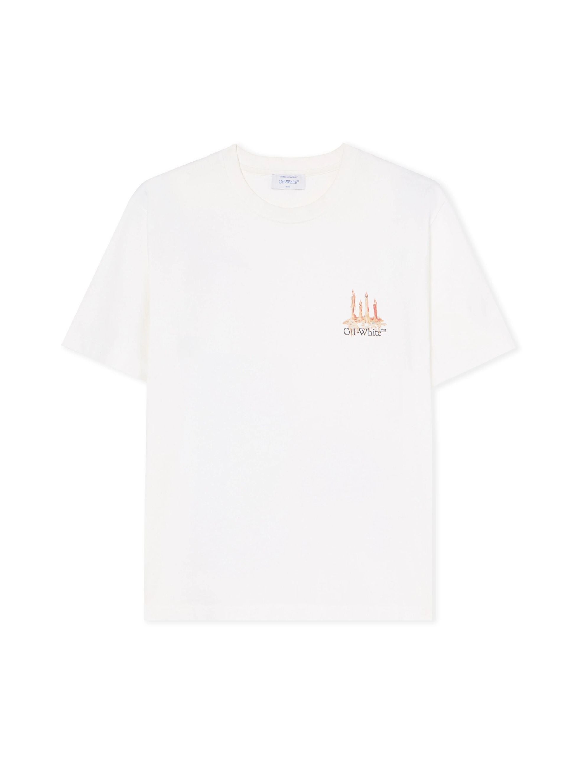 BUILDING ARROW SLIM SS TEE - - OFF-WHITE