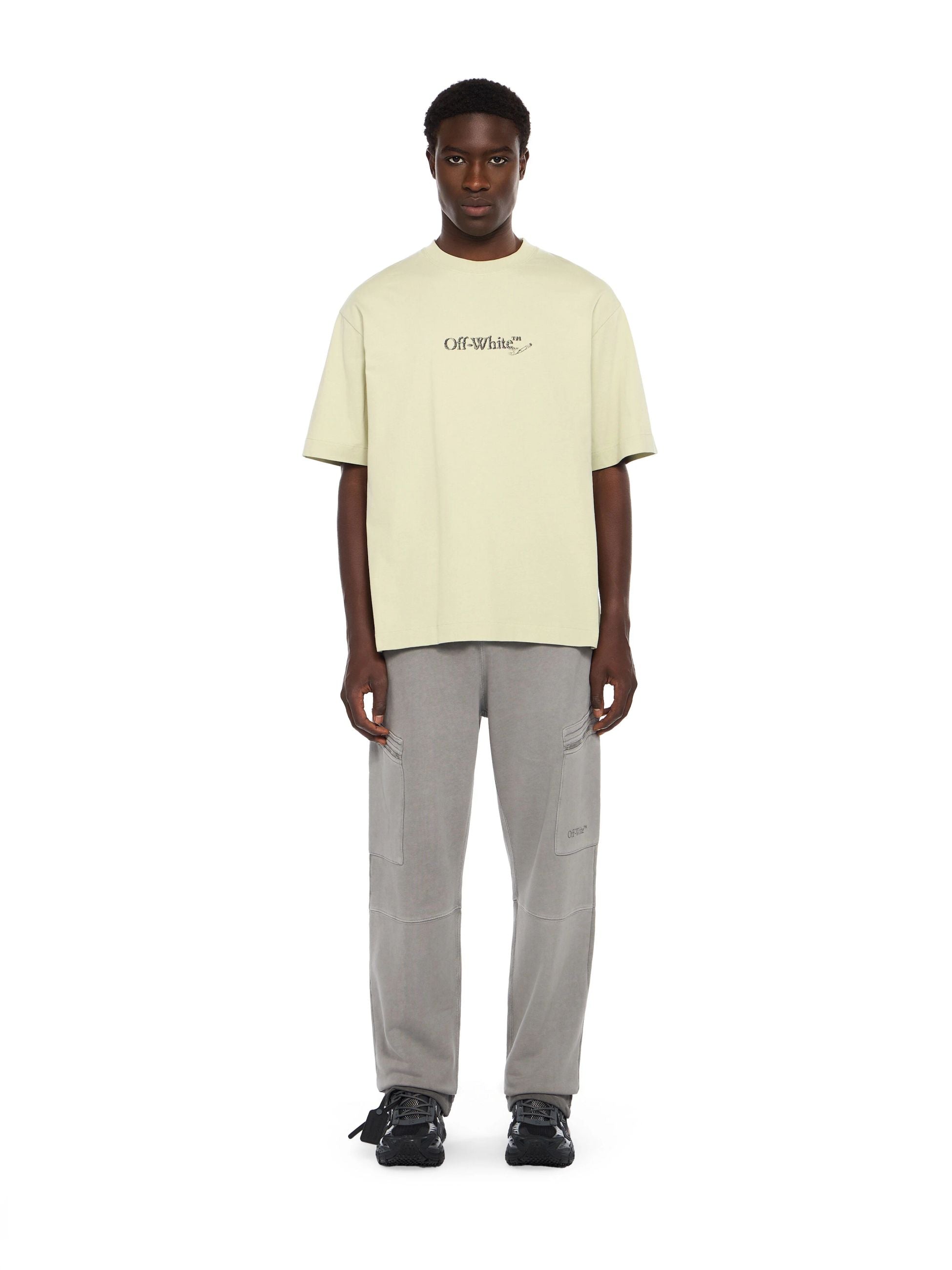 SCRIBBLE ARR SKATE SS TEE - - OFF-WHITE