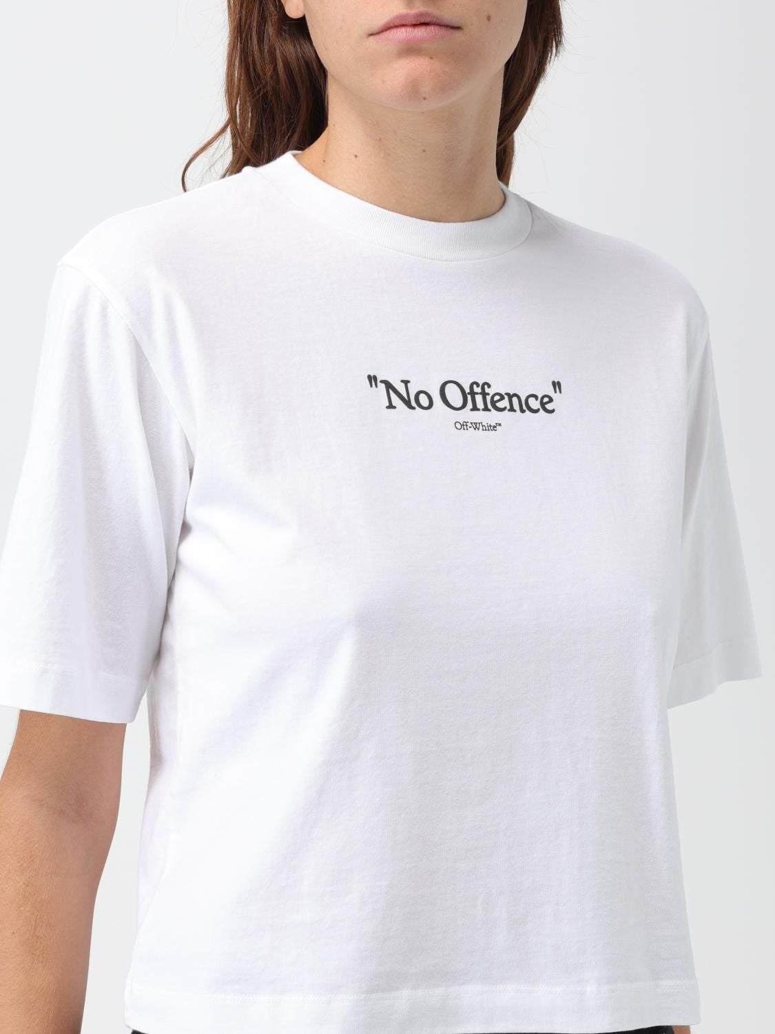 NO OFFENCE BASIC TEE - - OFF-WHITE DONNA