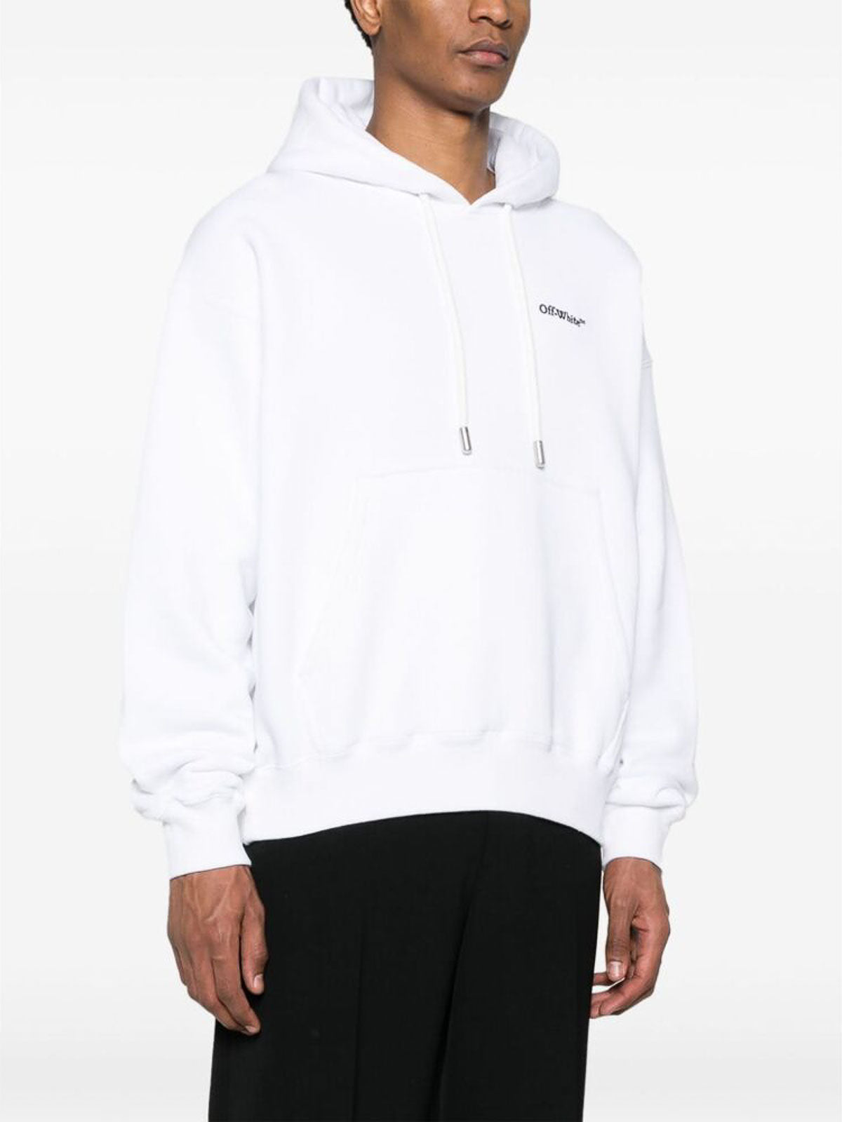 TATTOO ARROW SKATE HOODIE - - OFF-WHITE