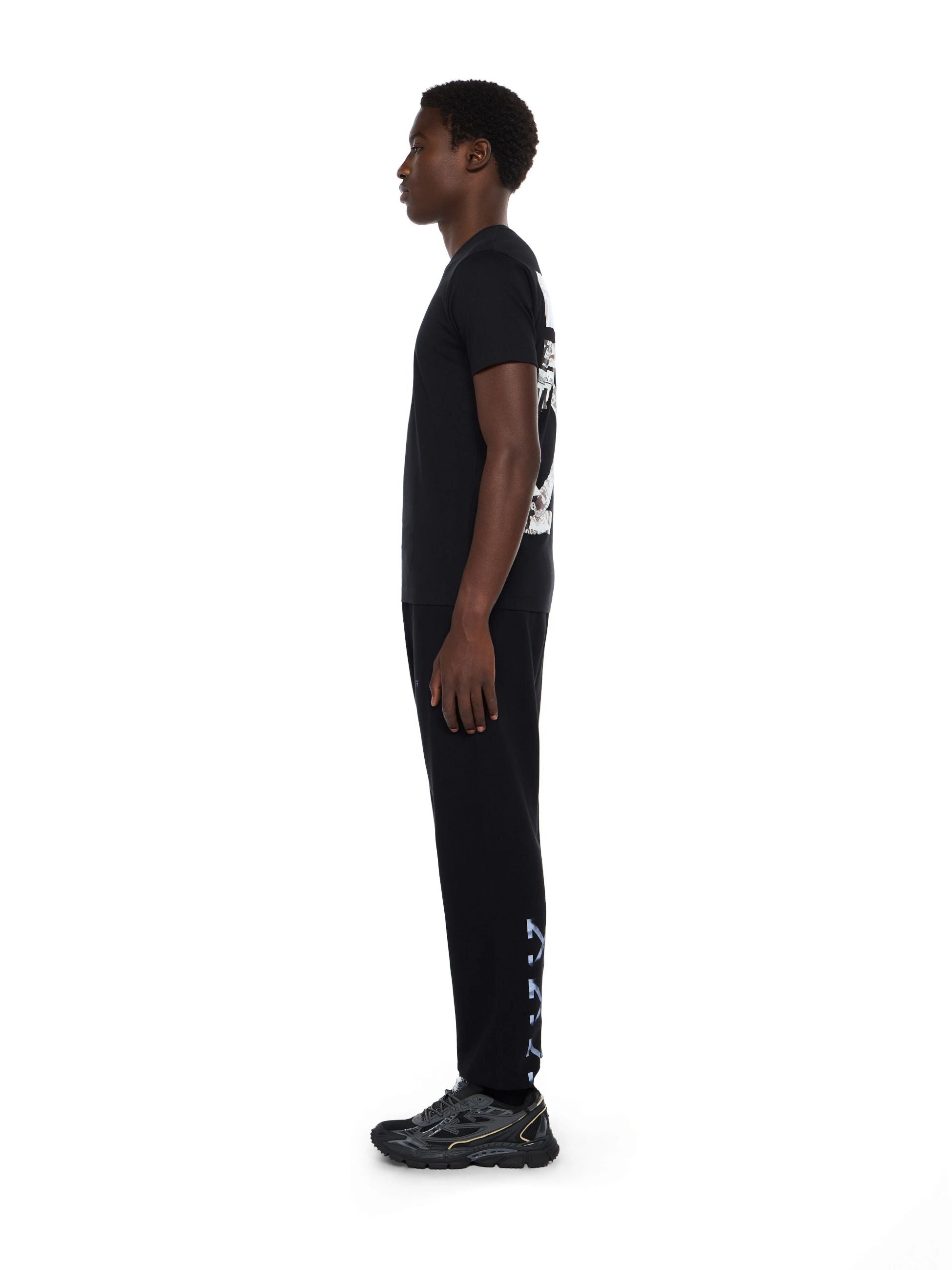 NEWSPAPER ARR SLIM SS TEE - - OFF-WHITE
