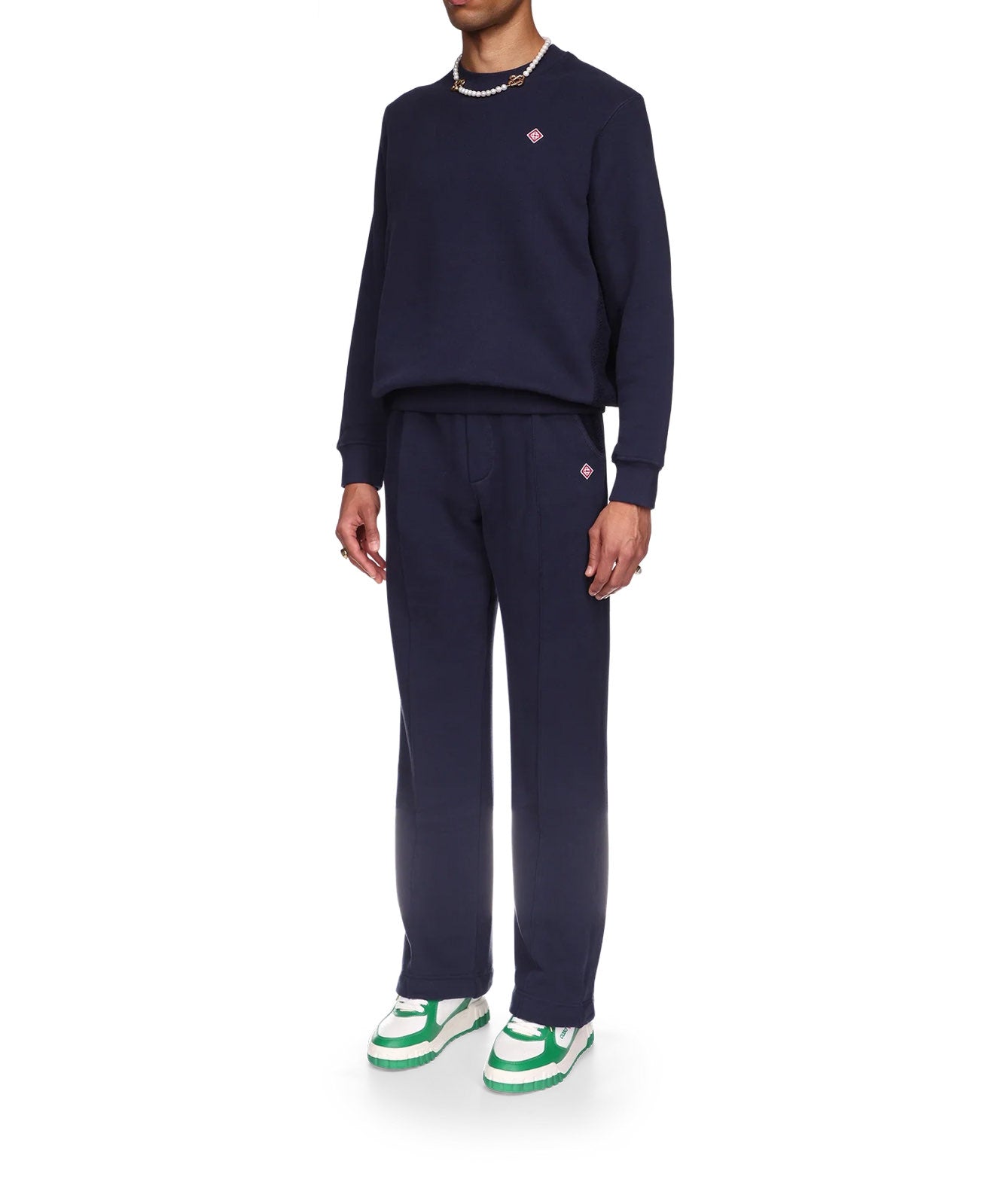 SOFT SPIRAL LOOPBACK LOUNGE CREW - - CASABLANCA