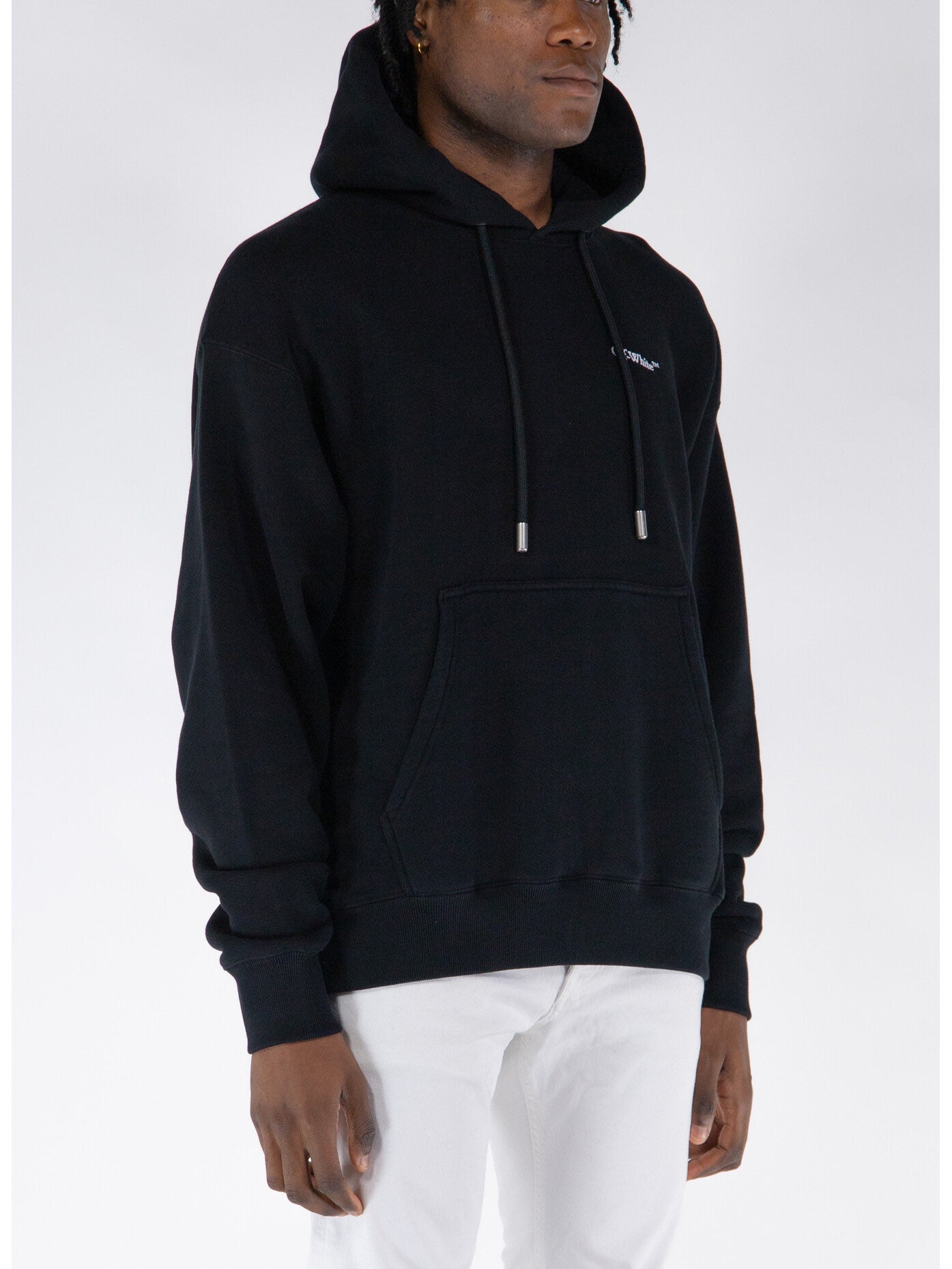 TATTOO ARROW SKATE HOODIE - - OFF-WHITE