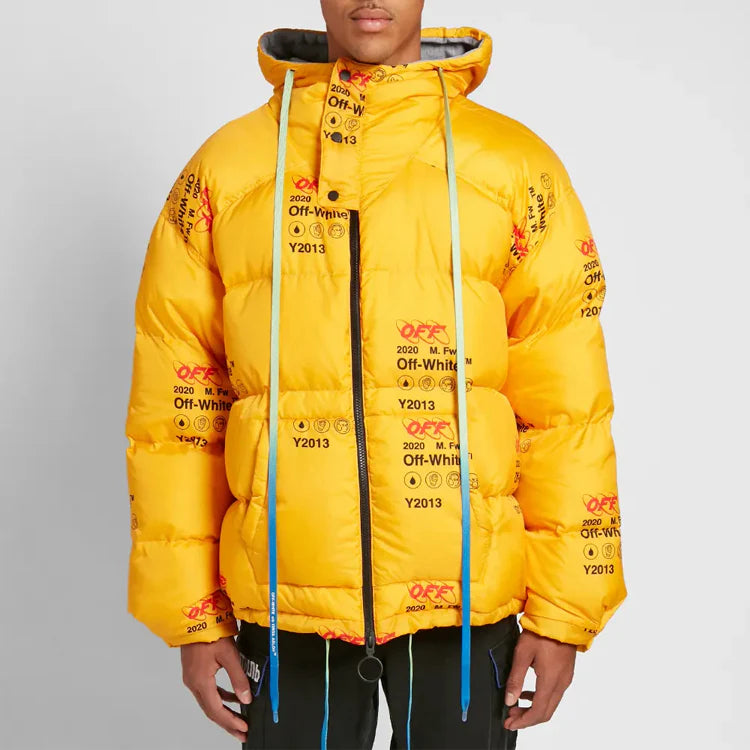 INDUSTRIAL ZIPPED PUFFER -  - OFF WHITE