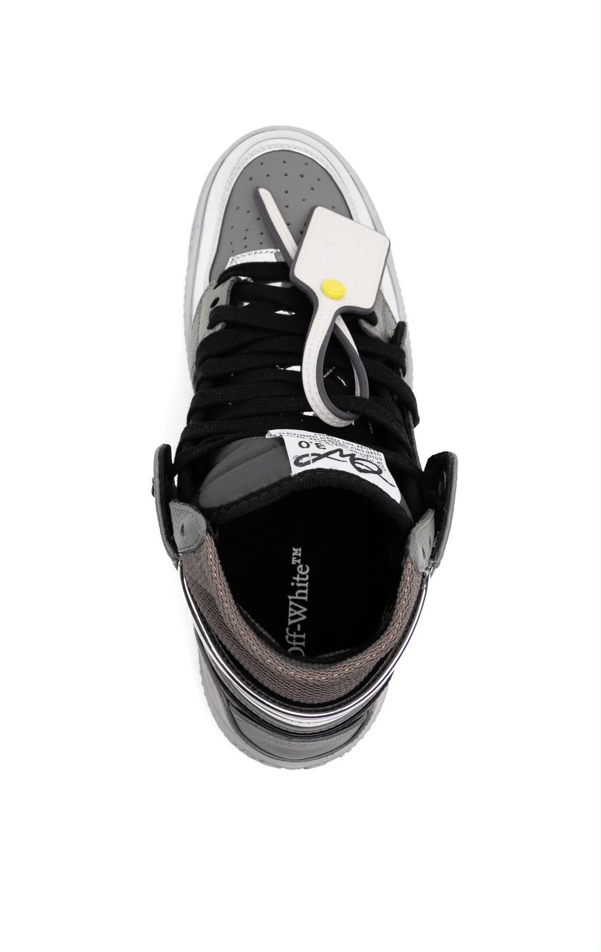 3.0 OFF COURT MIRROR LEATH -  - OFF-WHITE