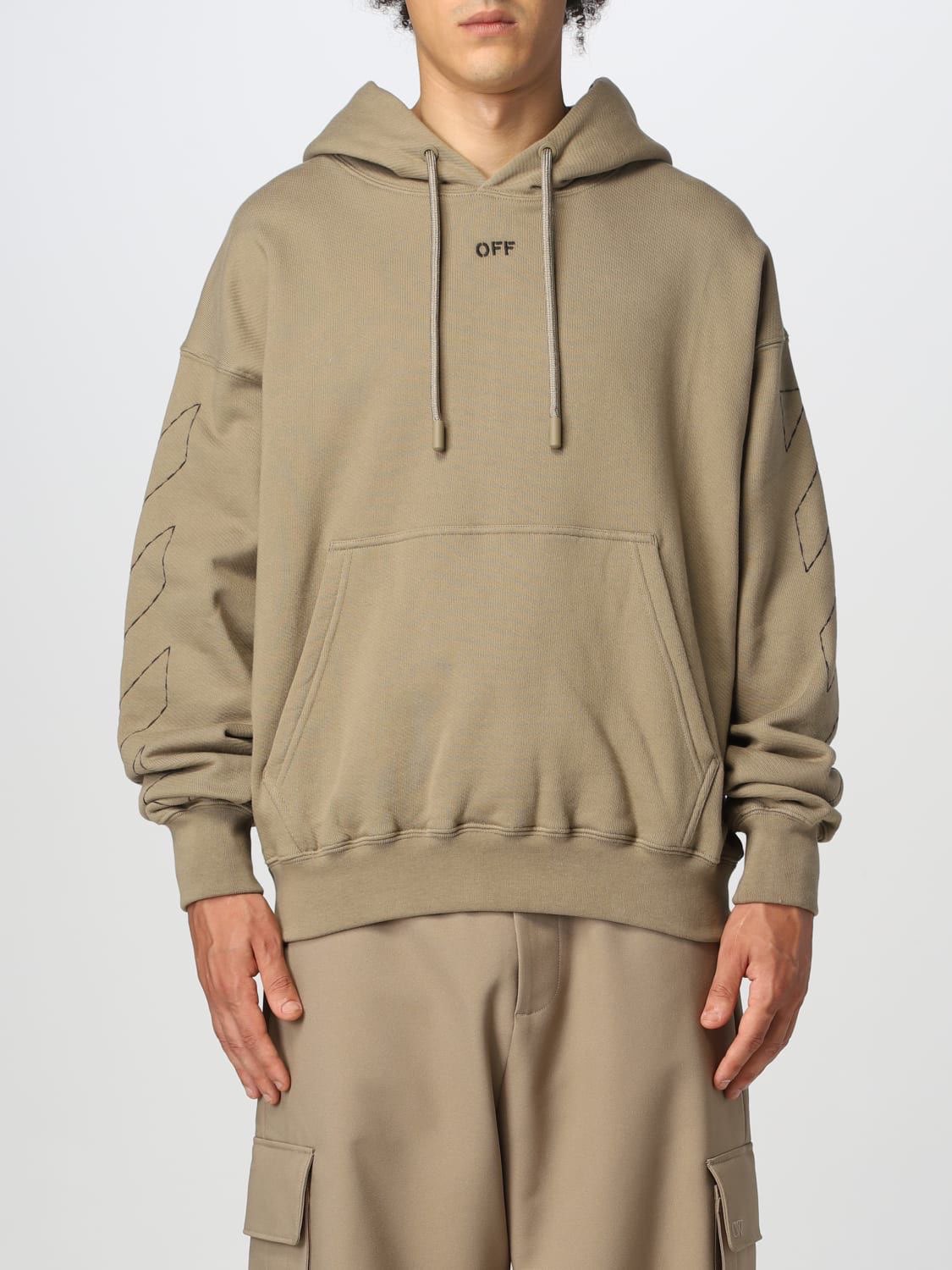 OFF STITCH SKATE HOODIE -  - OFF-WHITE