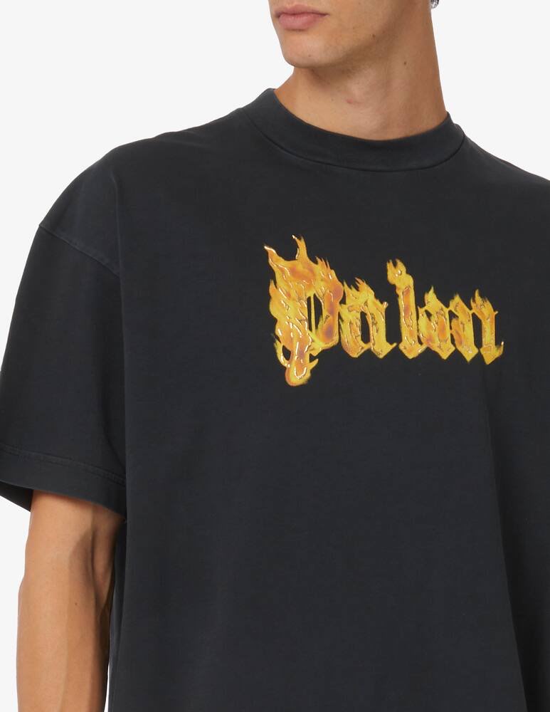 BURNING LOGO TEE -  - PALM ANGELS