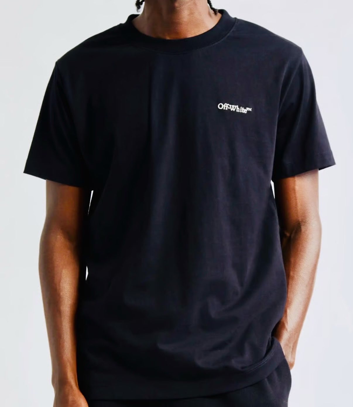 CLOUS ARROW SLIM SS TEE -  - OFF-WHITE
