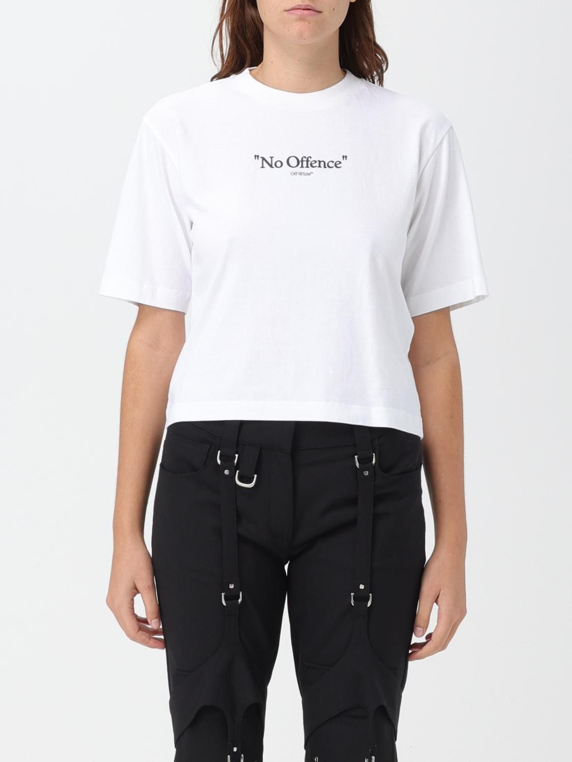 NO OFFENCE BASIC TEE -  - OFF-WHITE DONNA