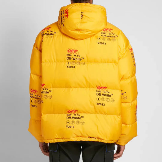 INDUSTRIAL ZIPPED PUFFER -  - OFF WHITE