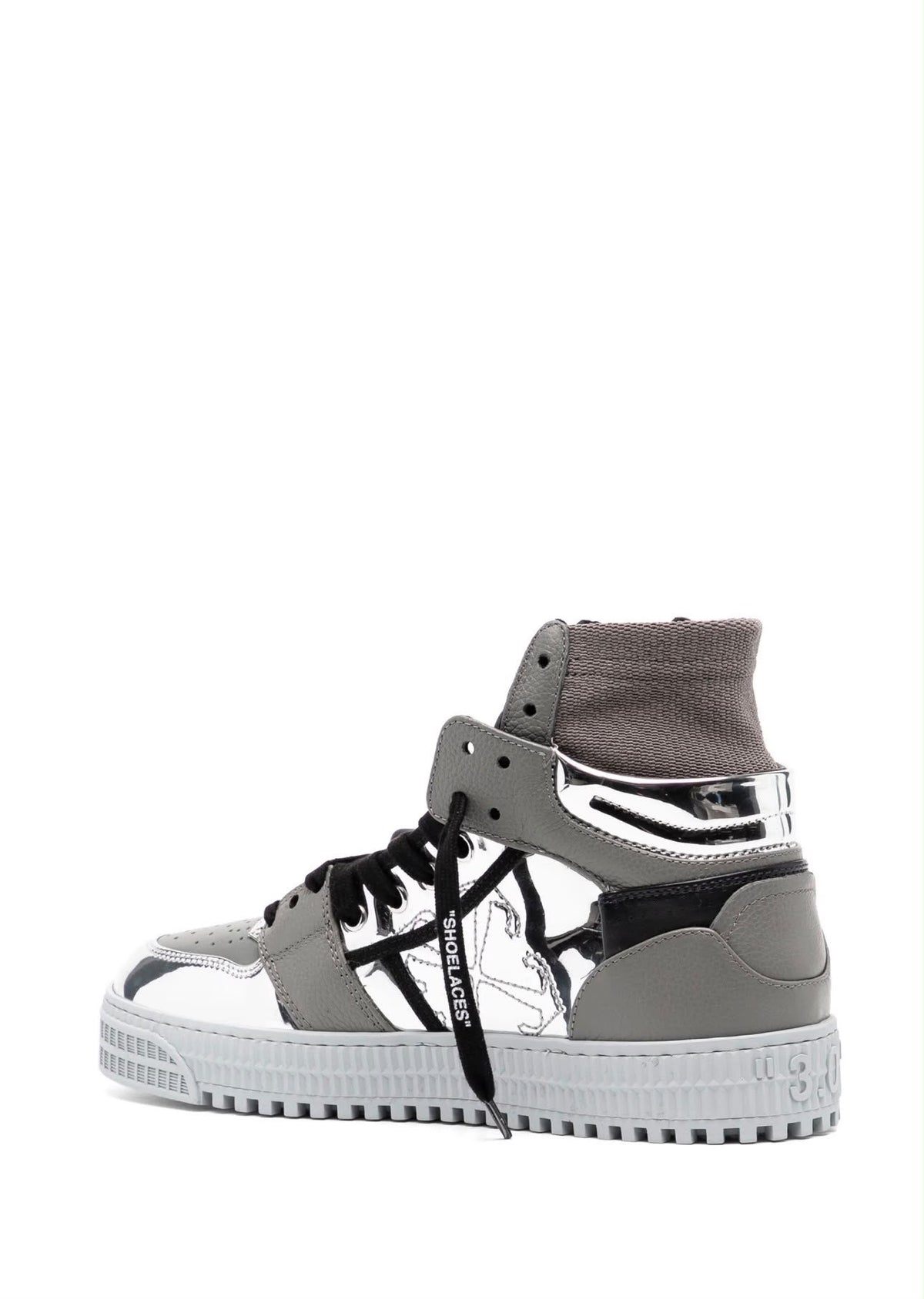 3.0 OFF COURT MIRROR LEATH -  - OFF-WHITE