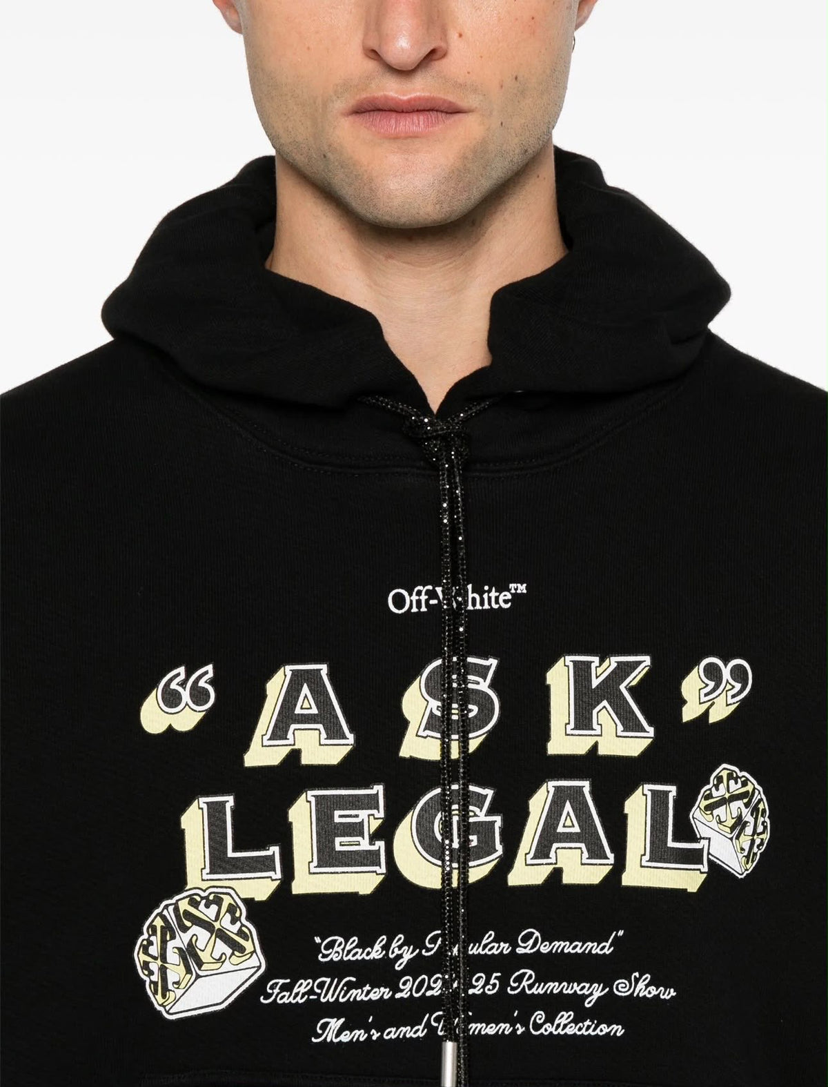 ARR ASK LEGAL SKATE HOODIE -  - OFF-WHITE