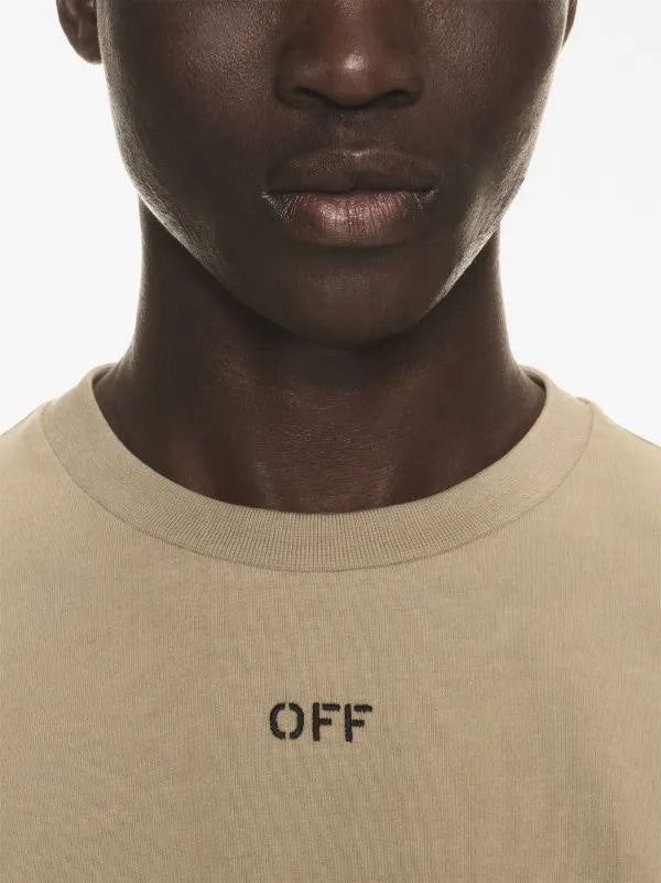 OFF STITCH SLIM S/S TEE -  - OFF-WHITE